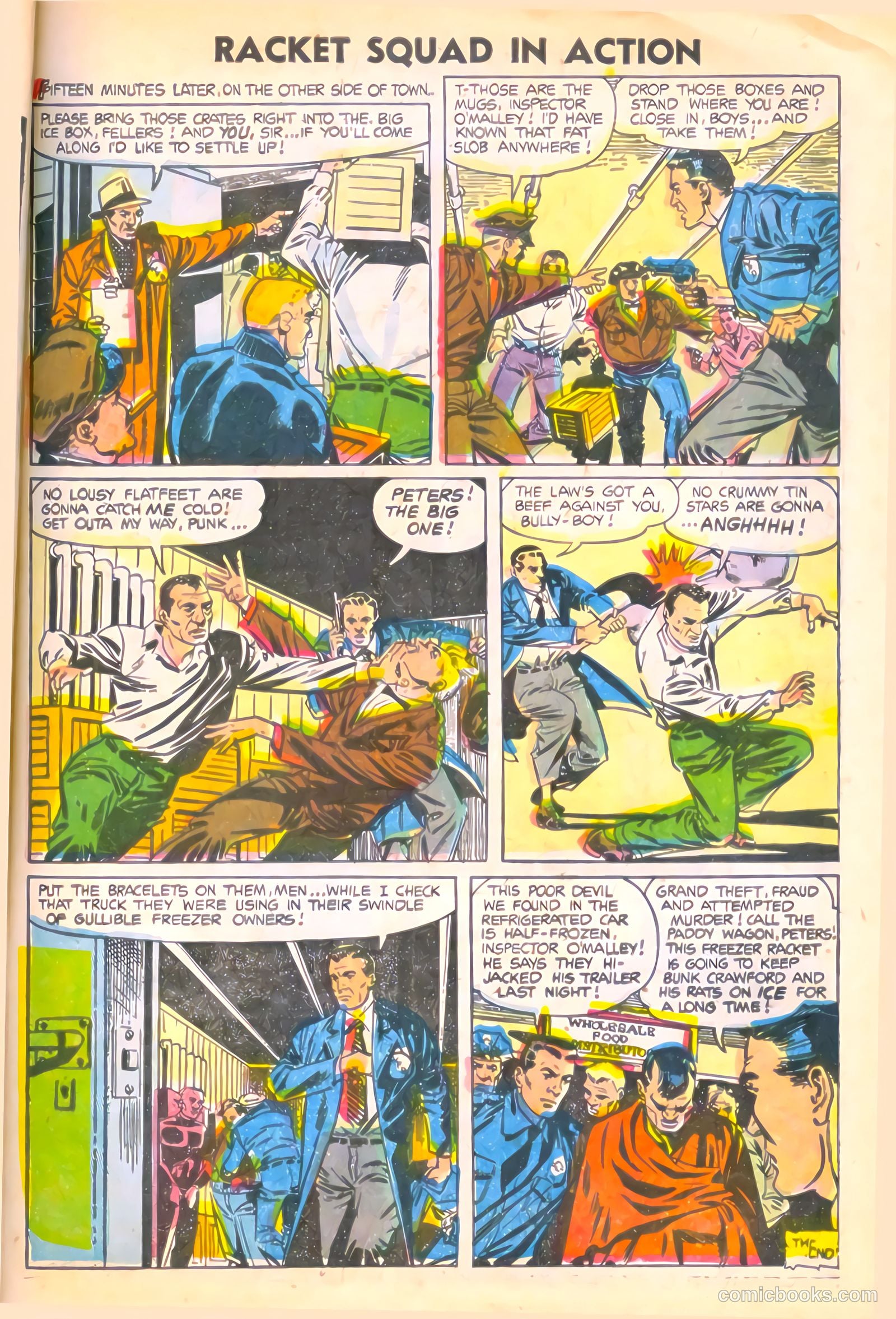 Racket Squad in Action #14 (1955) — page 9 of 36