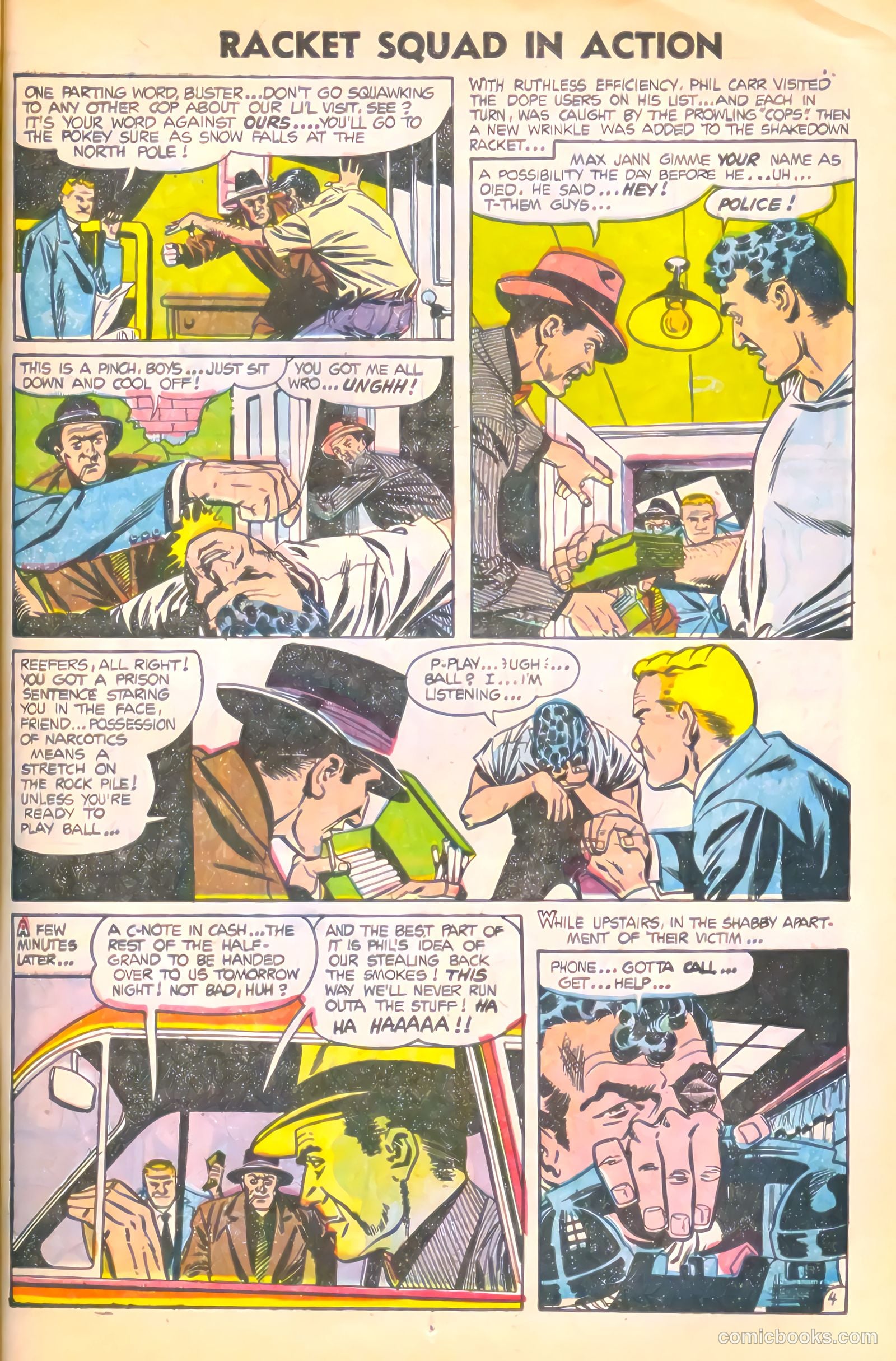 Racket Squad in Action #14 (1955) — page 13 of 36