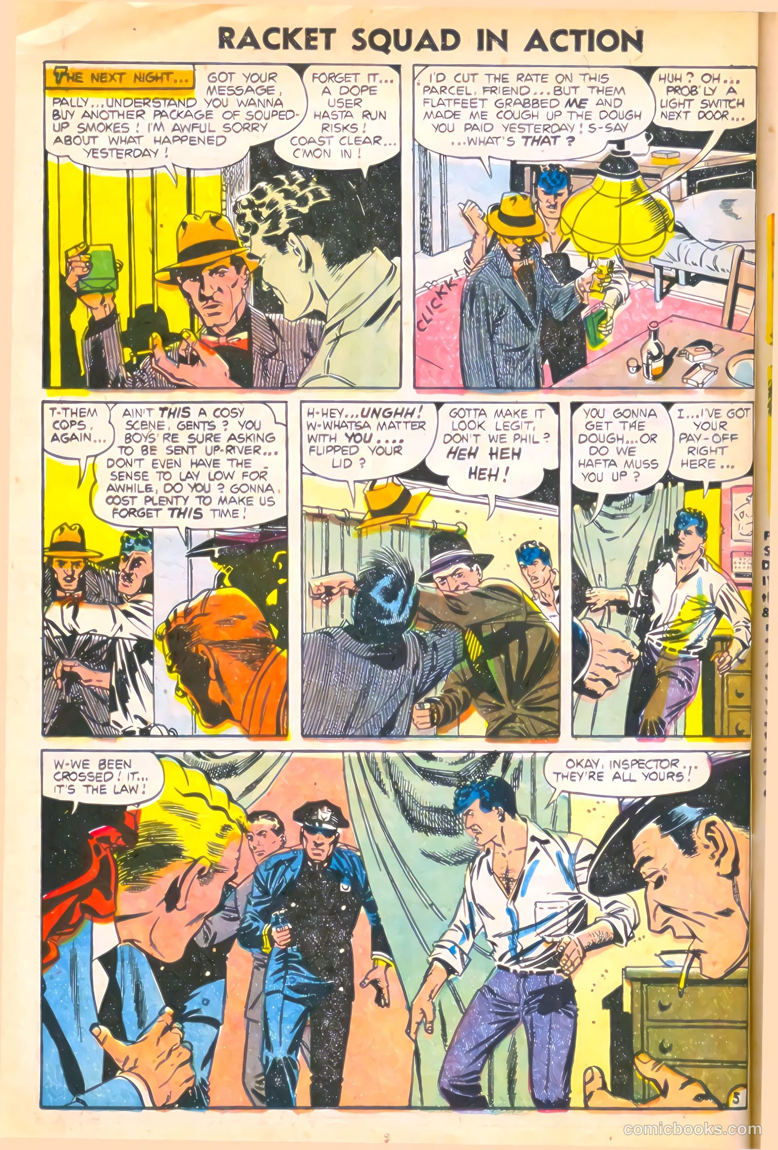 Racket Squad in Action #14 (1955) — page 14 of 36