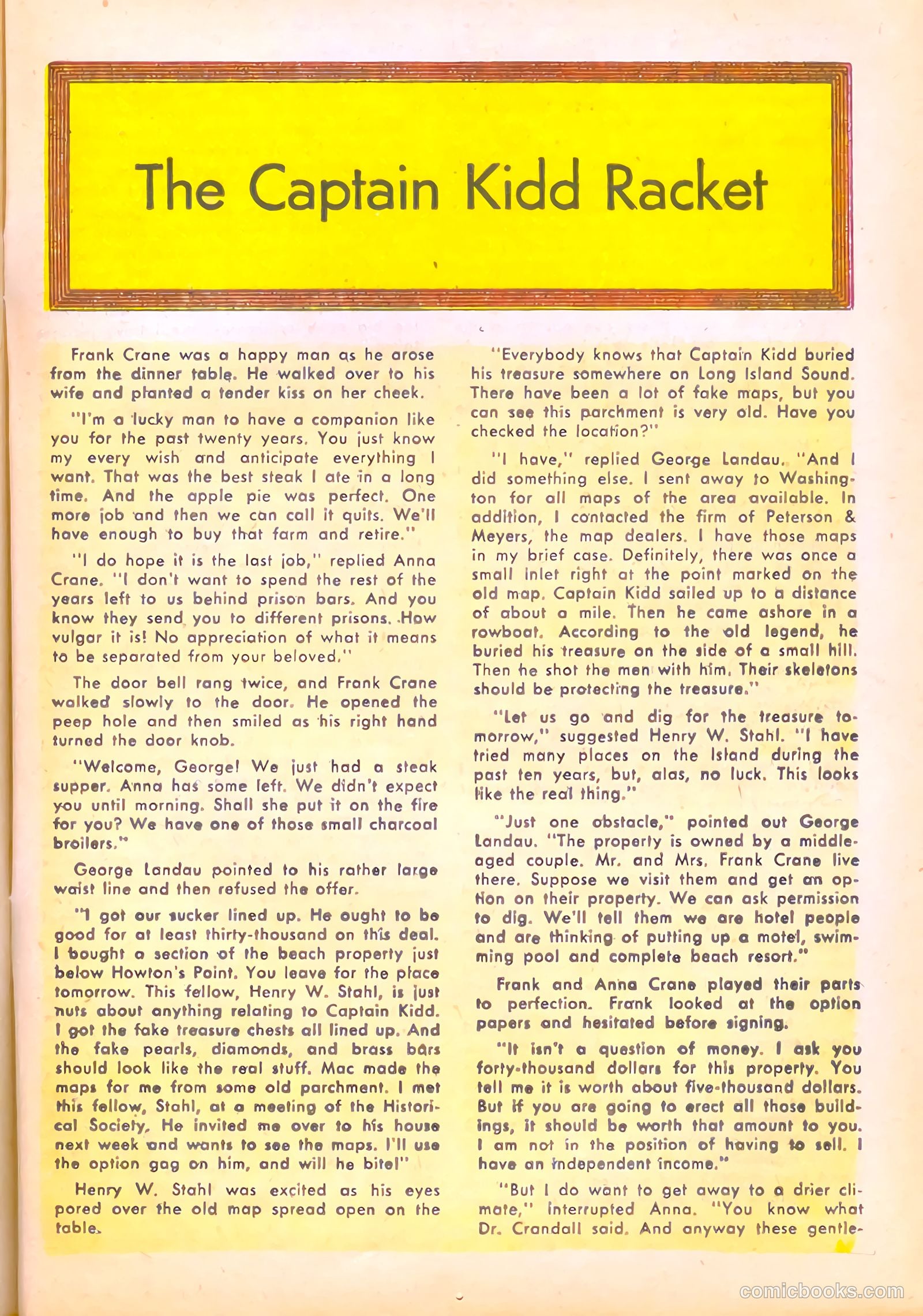 Racket Squad in Action #14 (1955) — page 17 of 36