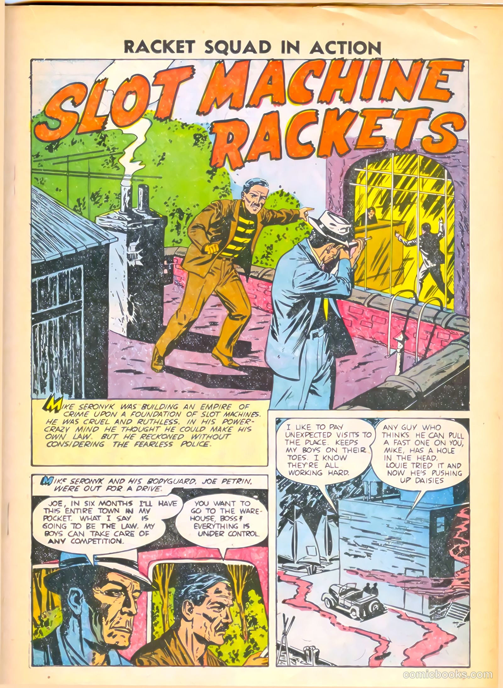 Racket Squad in Action #14 (1955) — page 19 of 36