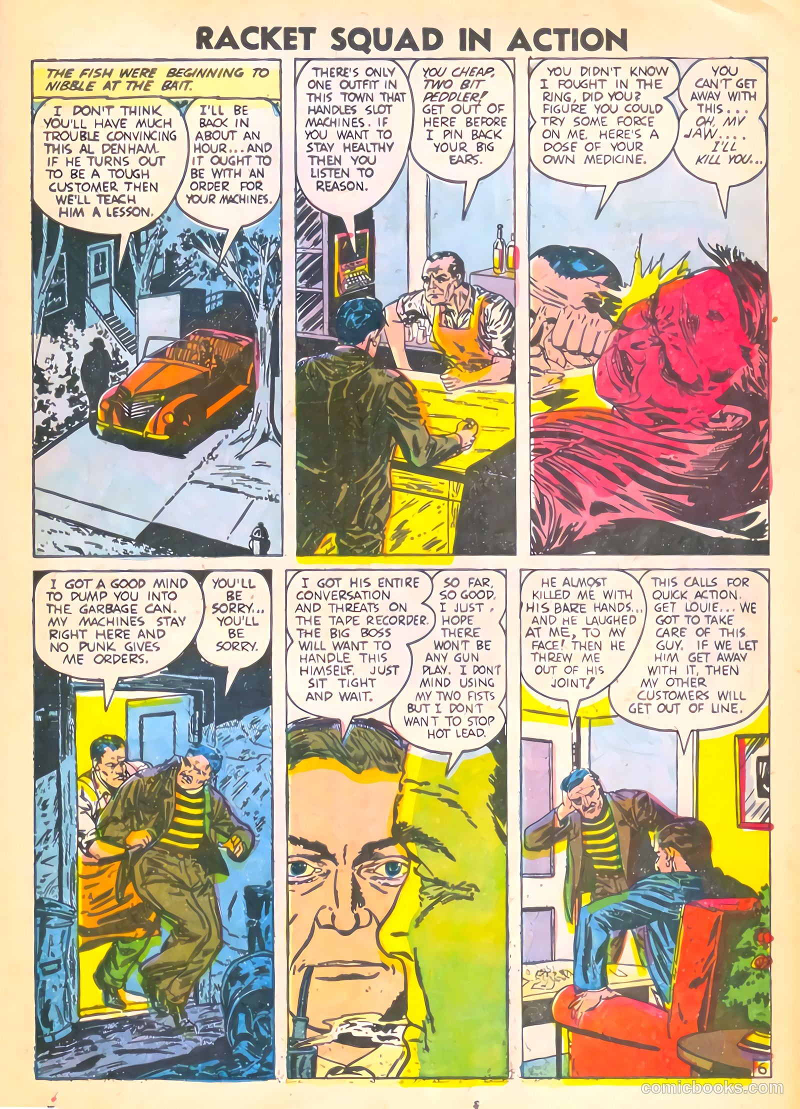 Racket Squad in Action #14 (1955) — page 25 of 36