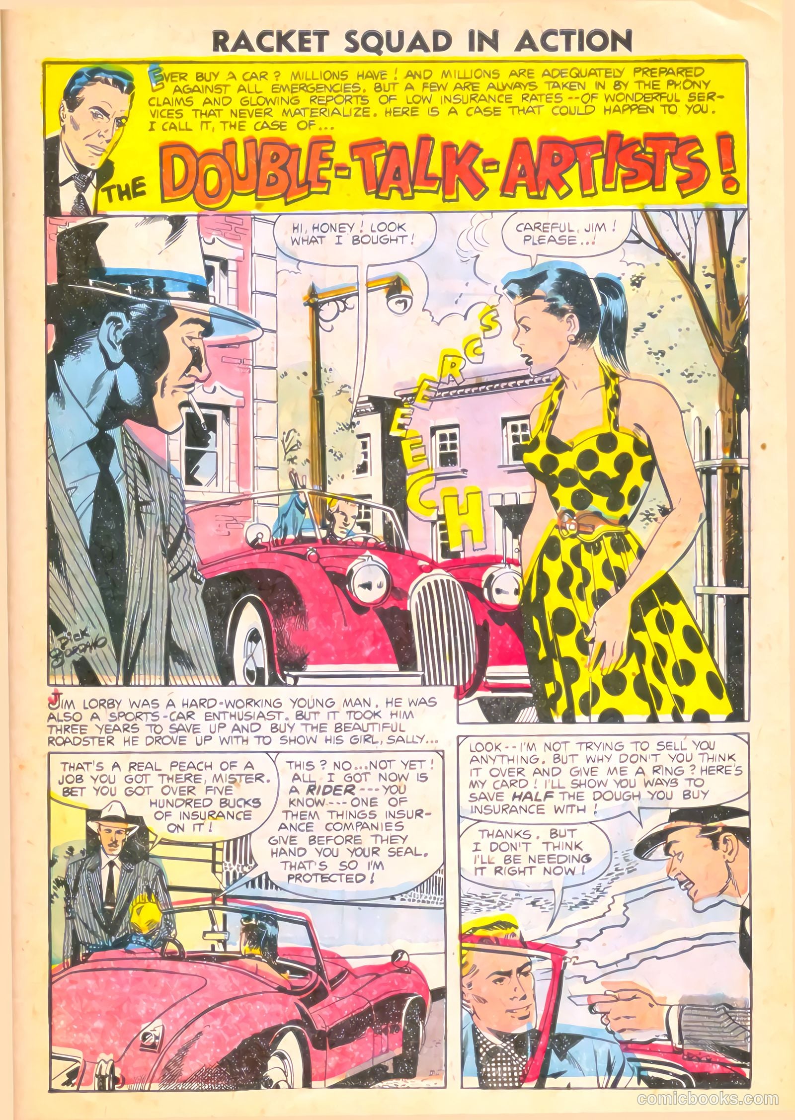 Racket Squad in Action #14 (1955) — page 27 of 36