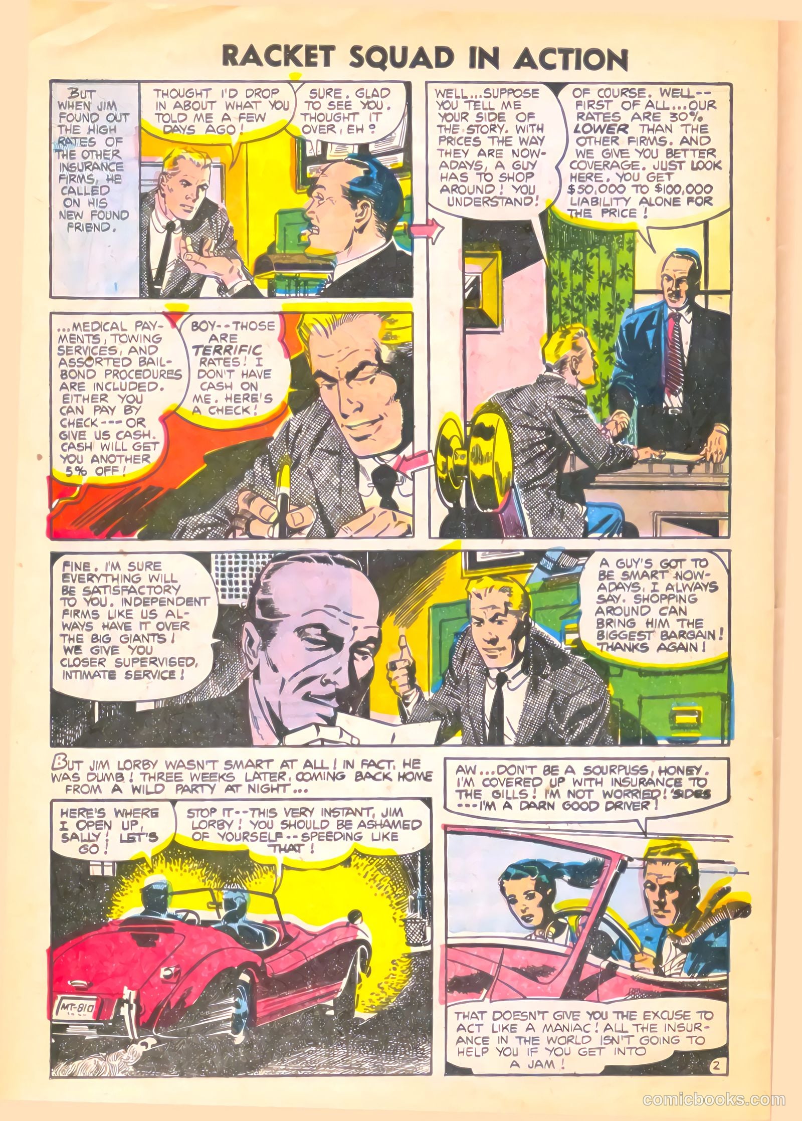 Racket Squad in Action #14 (1955) — page 28 of 36