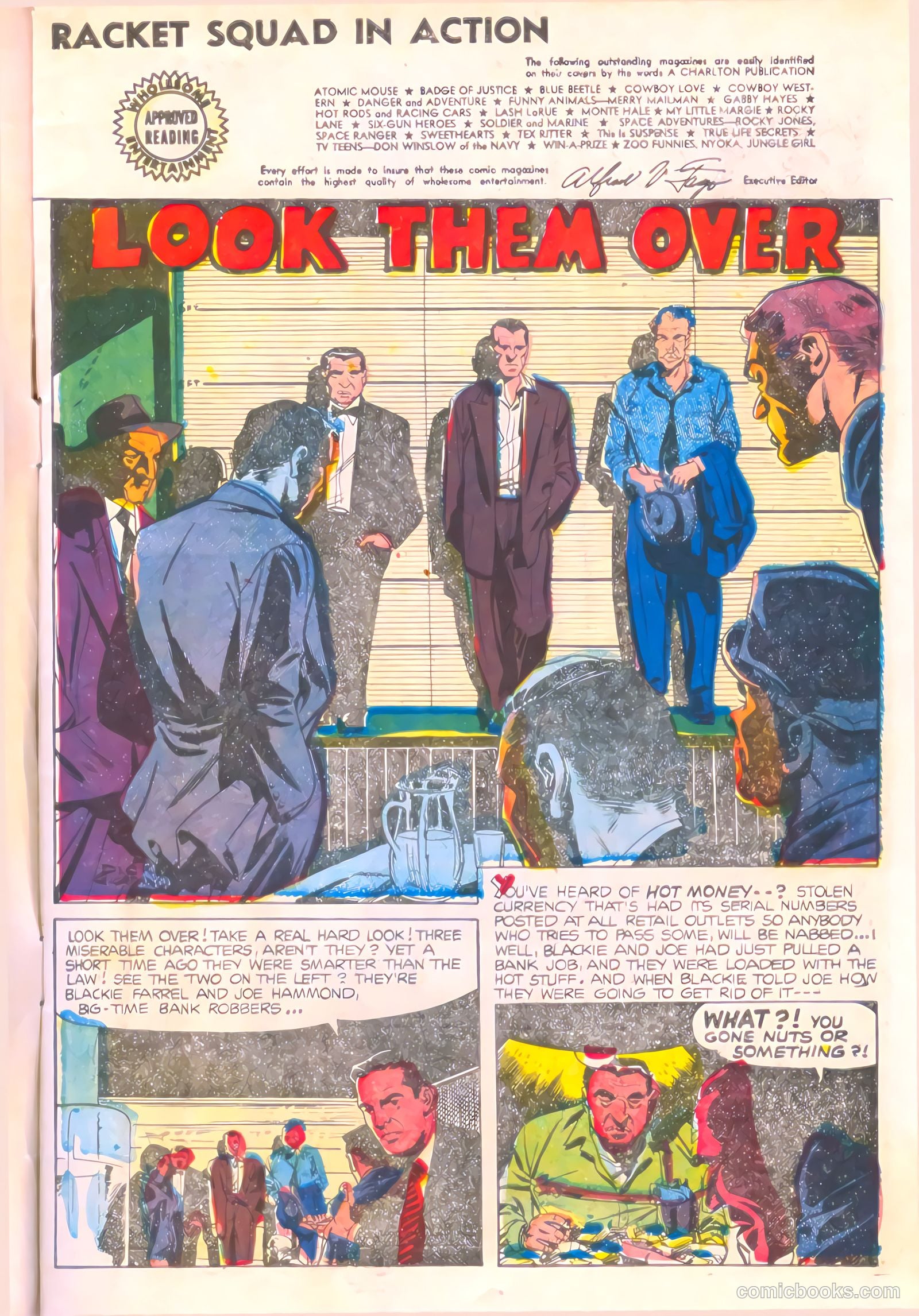 Racket Squad in Action #15 (1955) — page 3 of 36