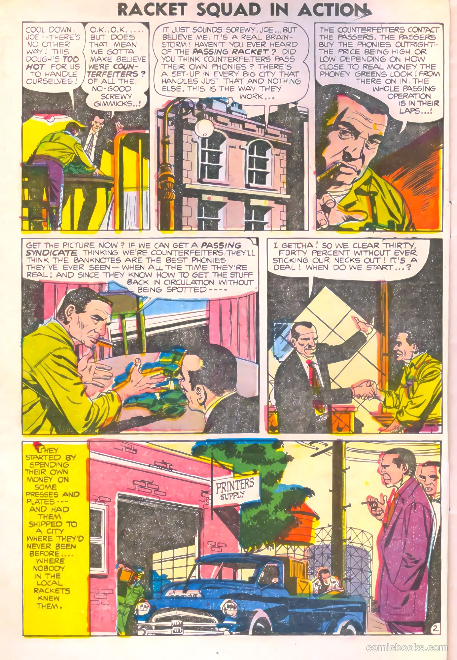 Racket Squad in Action #15 (1955) — page 4 of 36