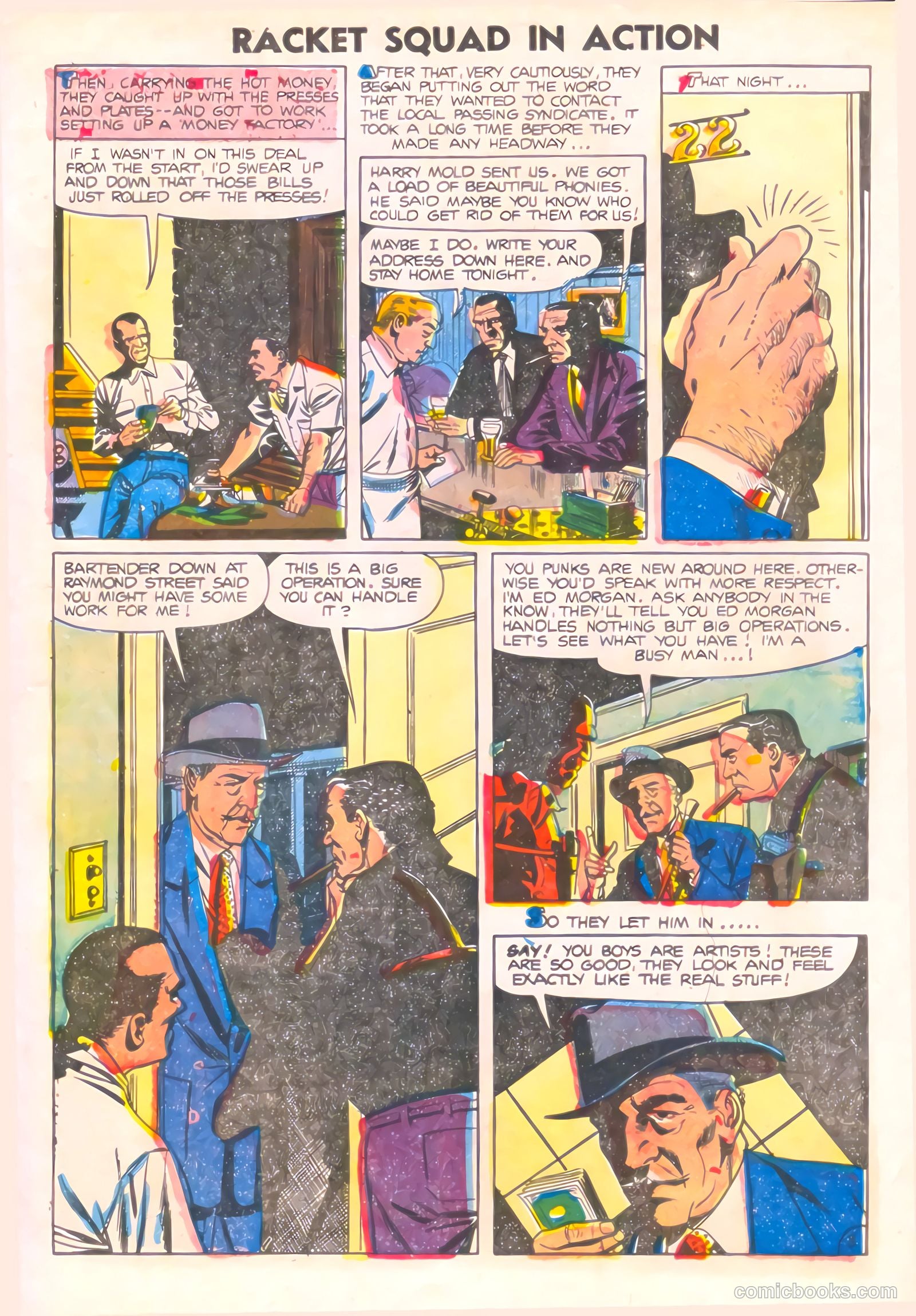 Racket Squad in Action #15 (1955) — page 5 of 36