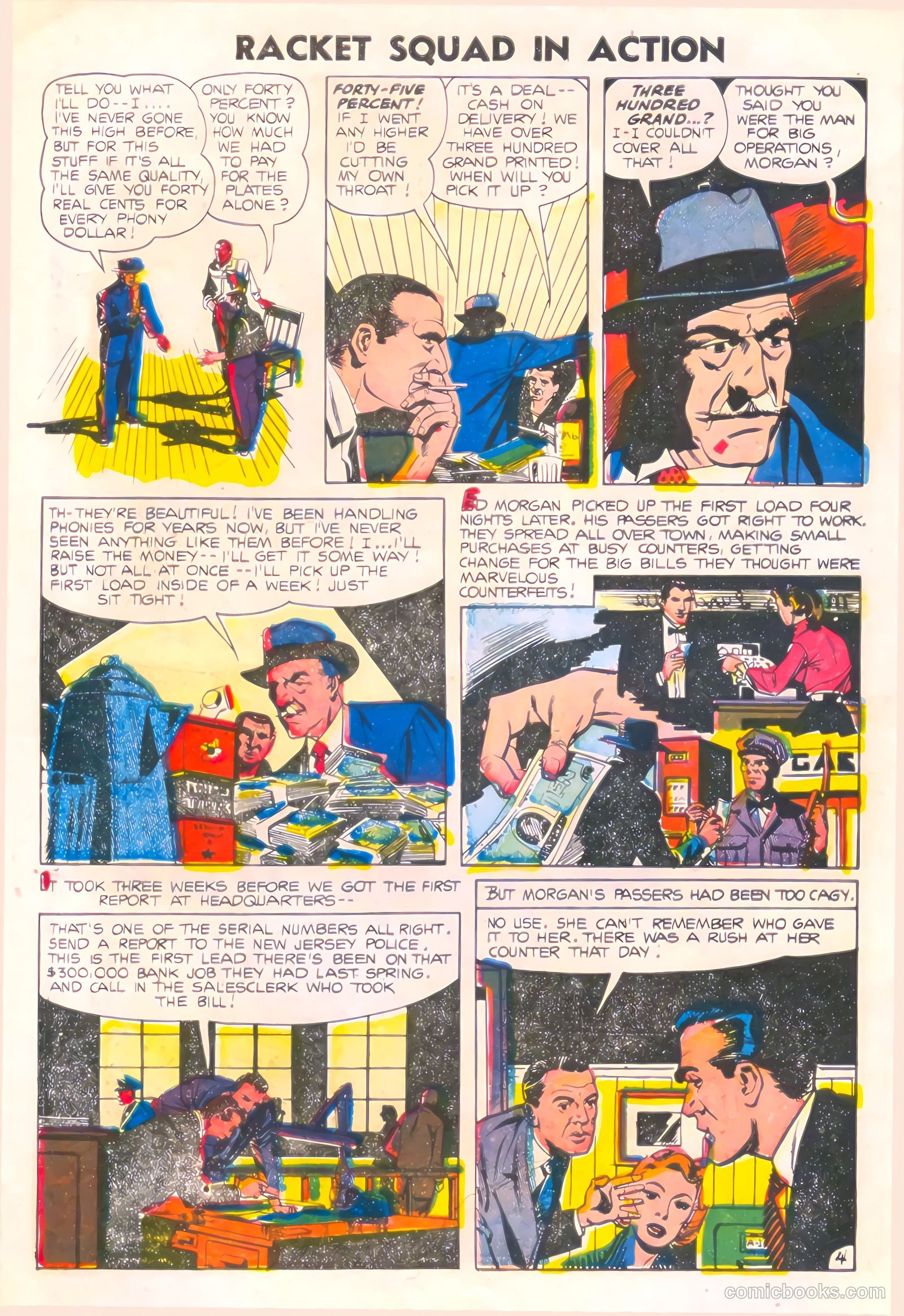 Racket Squad in Action #15 (1955) — page 6 of 36