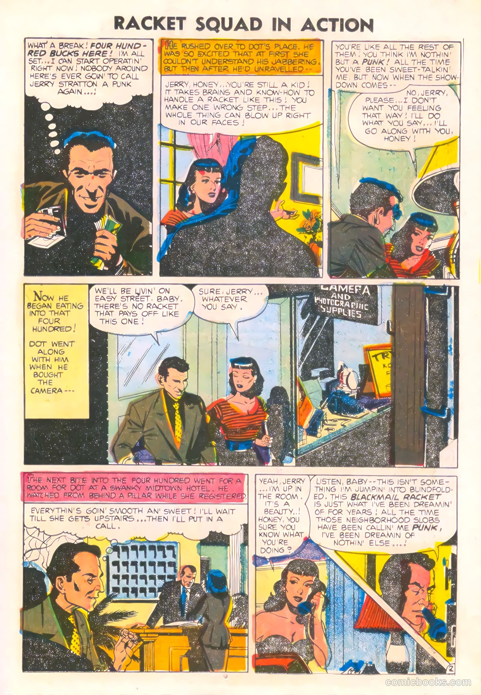Racket Squad in Action #15 (1955) — page 11 of 36