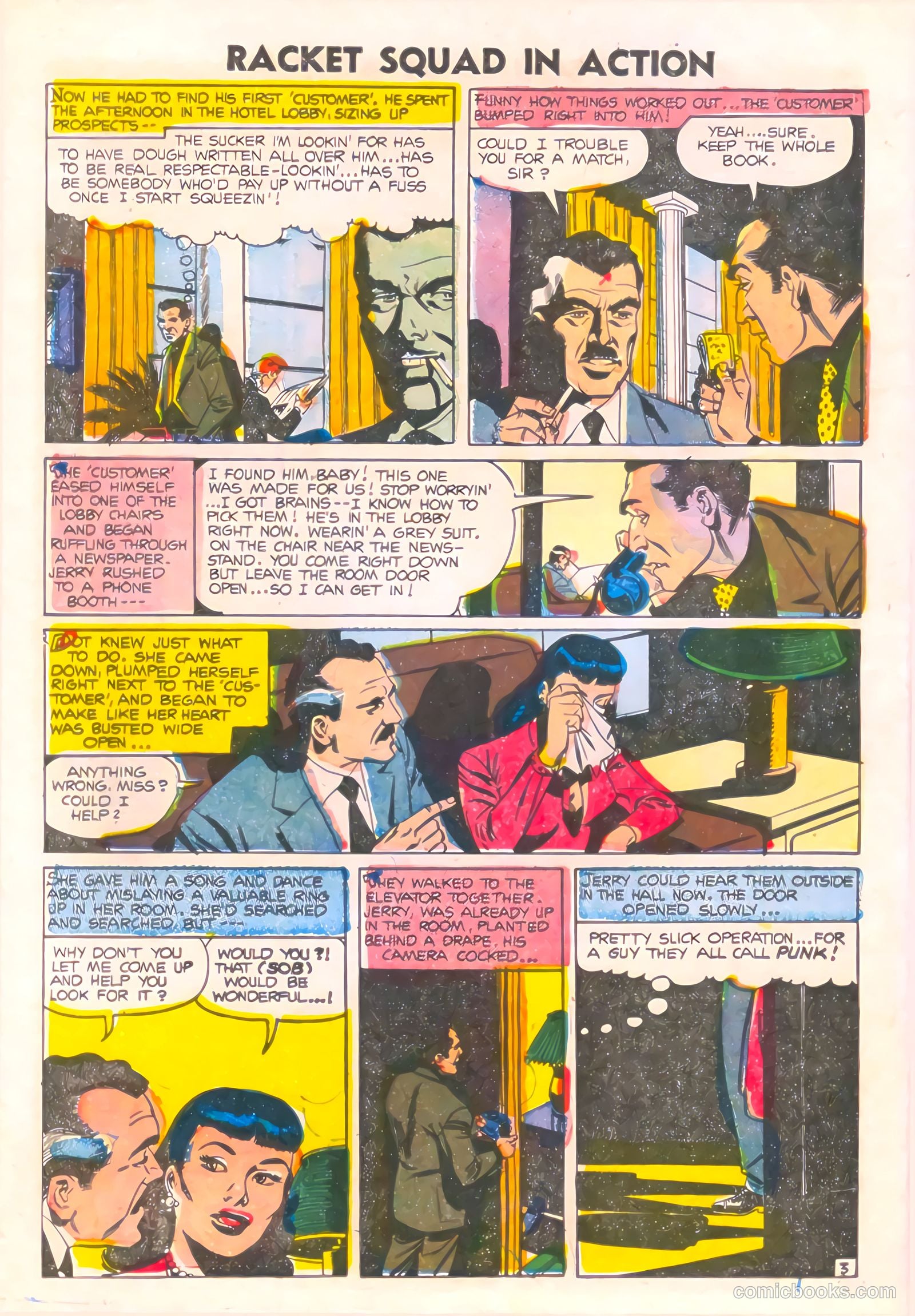 Racket Squad in Action #15 (1955) — page 12 of 36