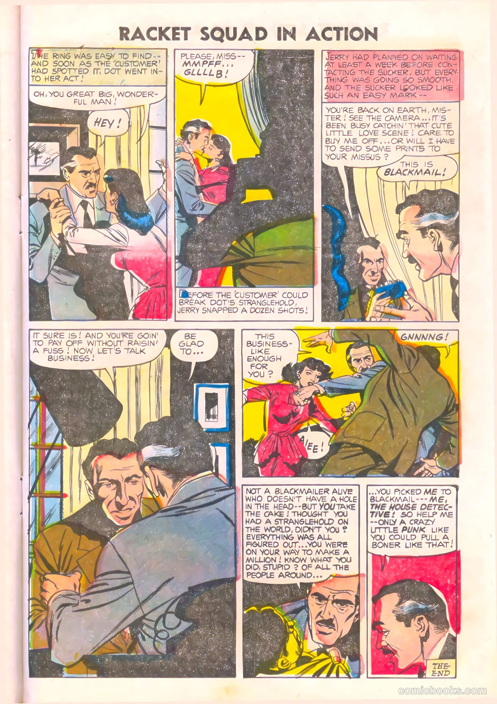 Racket Squad in Action #15 (1955) — page 13 of 36