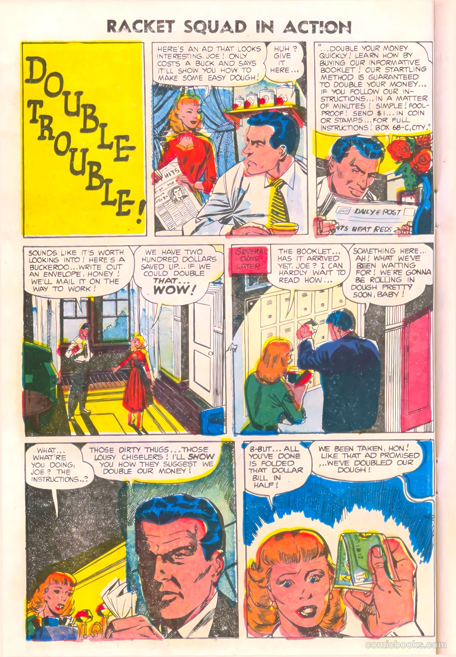 Racket Squad in Action #15 (1955) — page 14 of 36