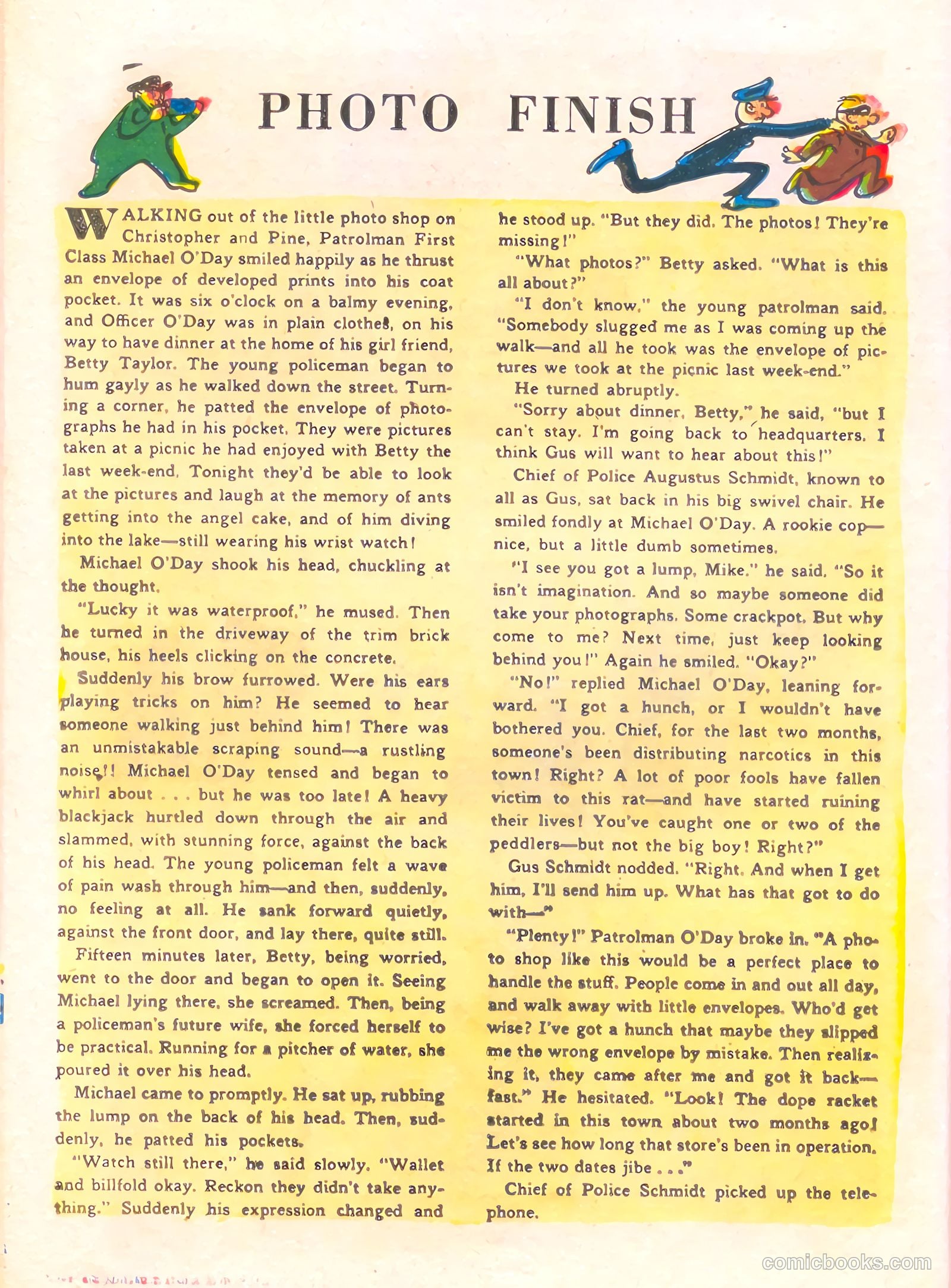 Racket Squad in Action #15 (1955) — page 16 of 36
