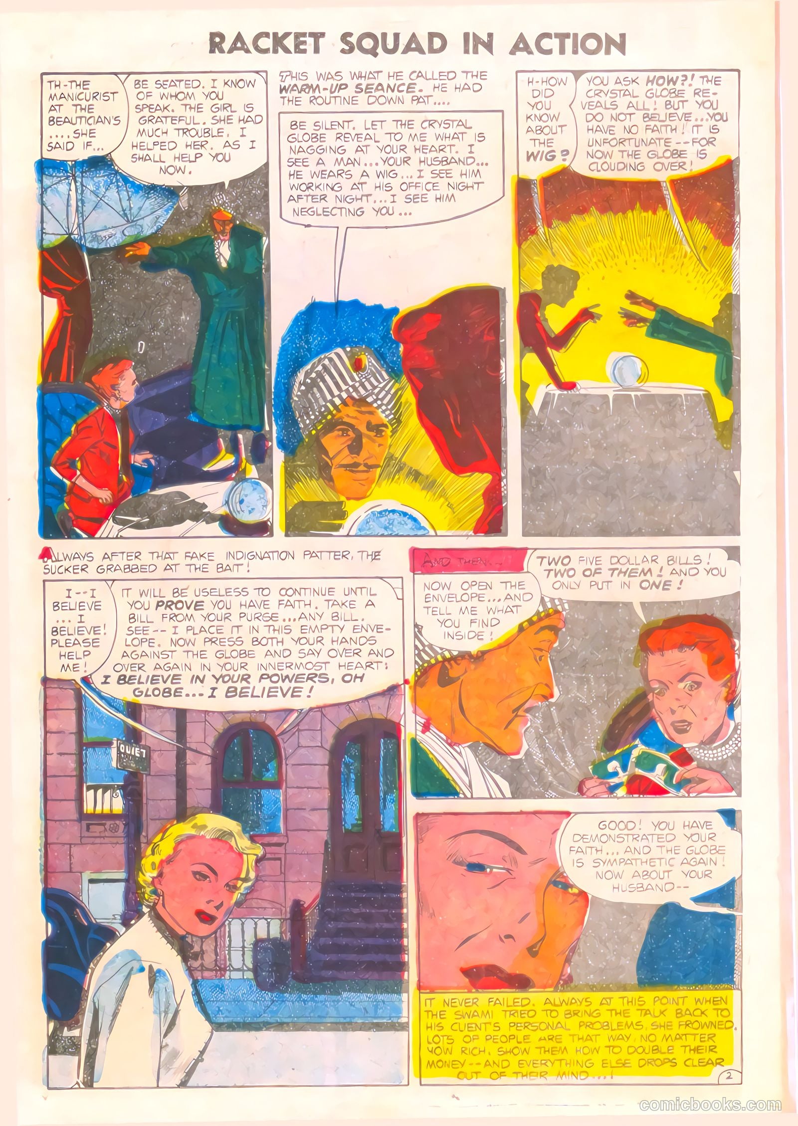 Racket Squad in Action #15 (1955) — page 19 of 36
