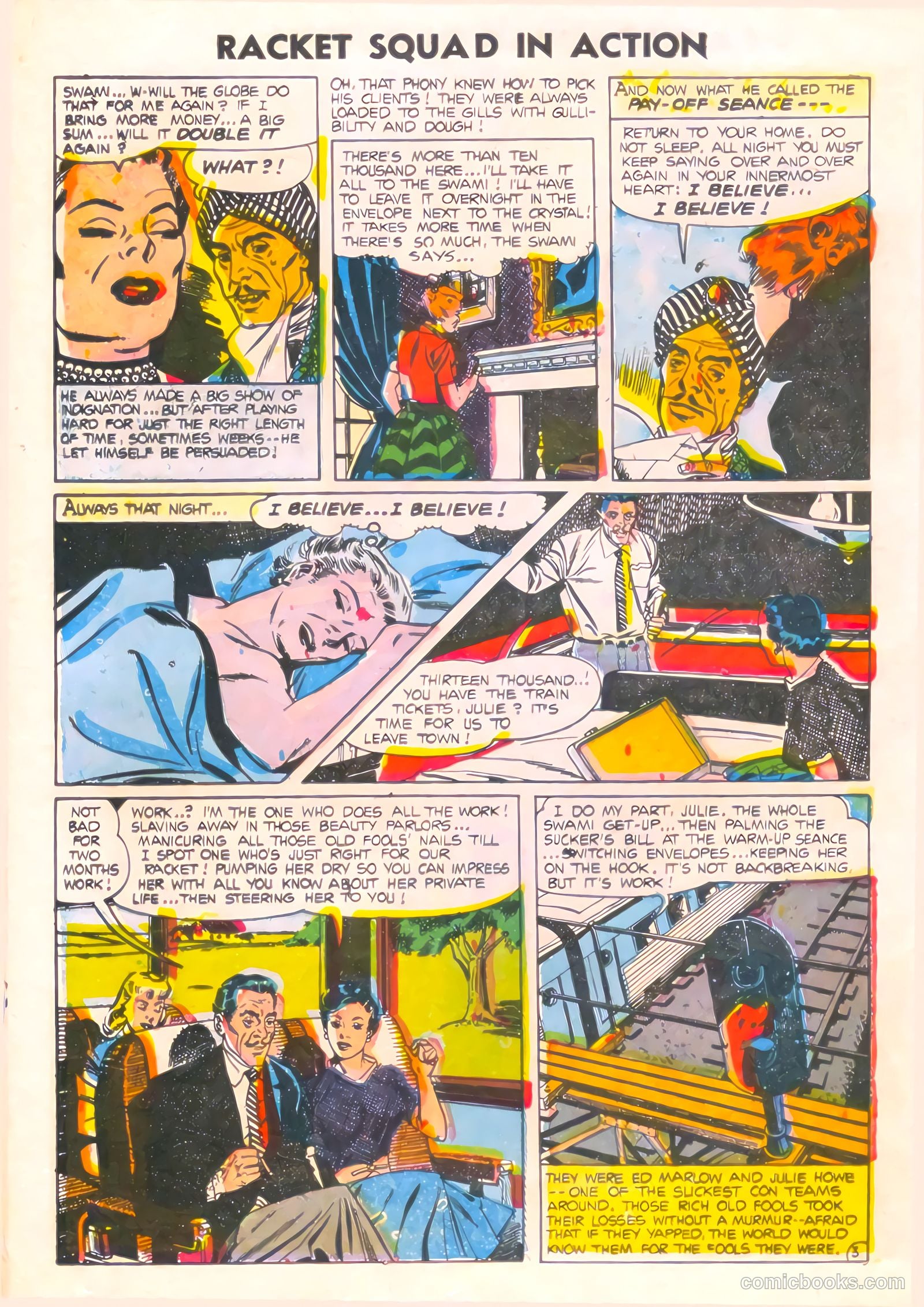 Racket Squad in Action #15 (1955) — page 20 of 36