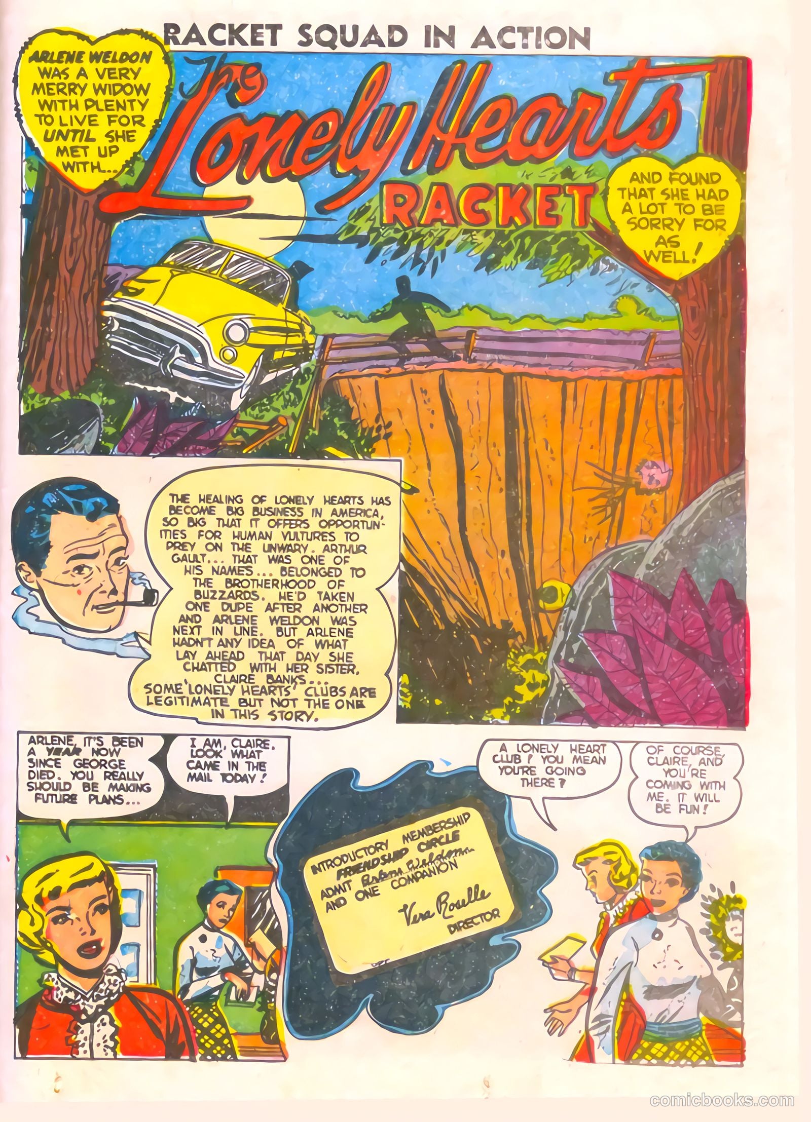Racket Squad in Action #15 (1955) — page 25 of 36