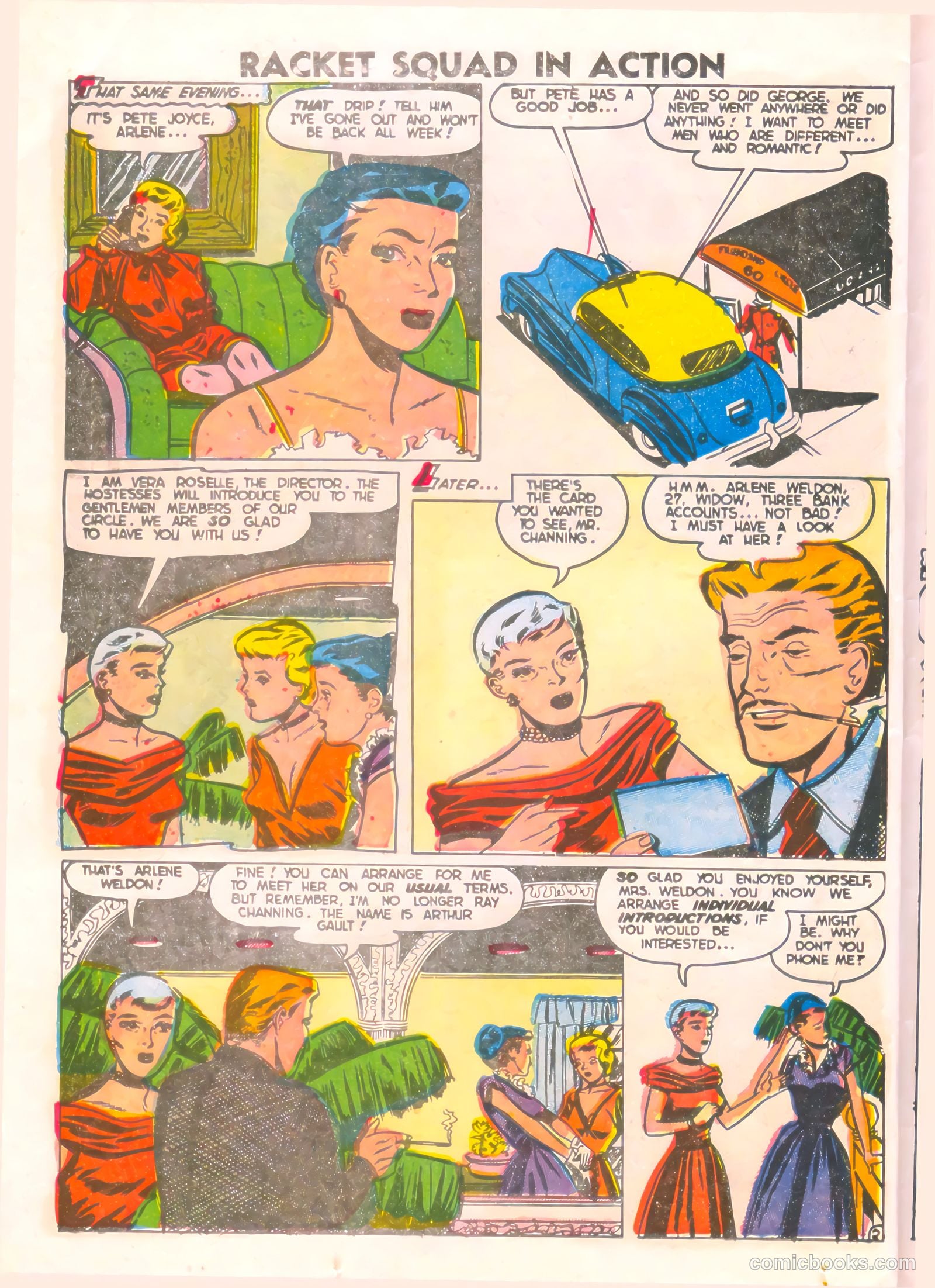 Racket Squad in Action #15 (1955) — page 26 of 36