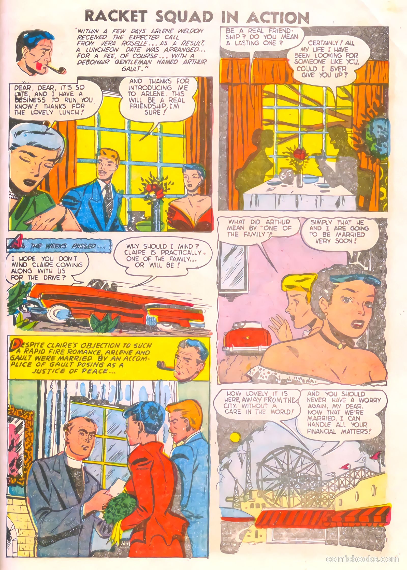 Racket Squad in Action #15 (1955) — page 27 of 36
