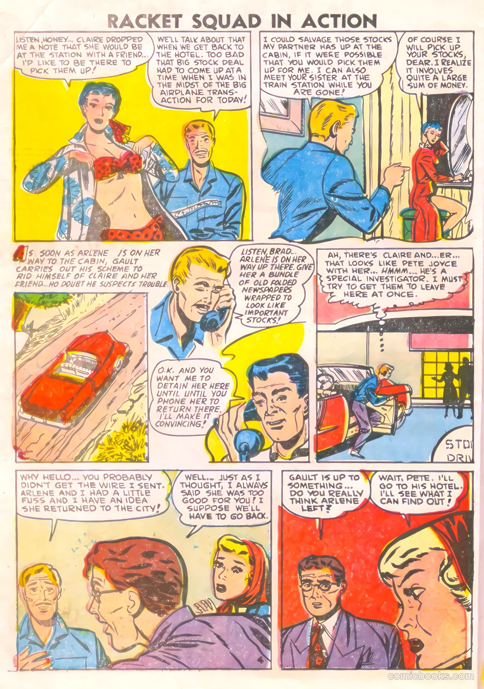 Racket Squad in Action #15 (1955) — page 28 of 36