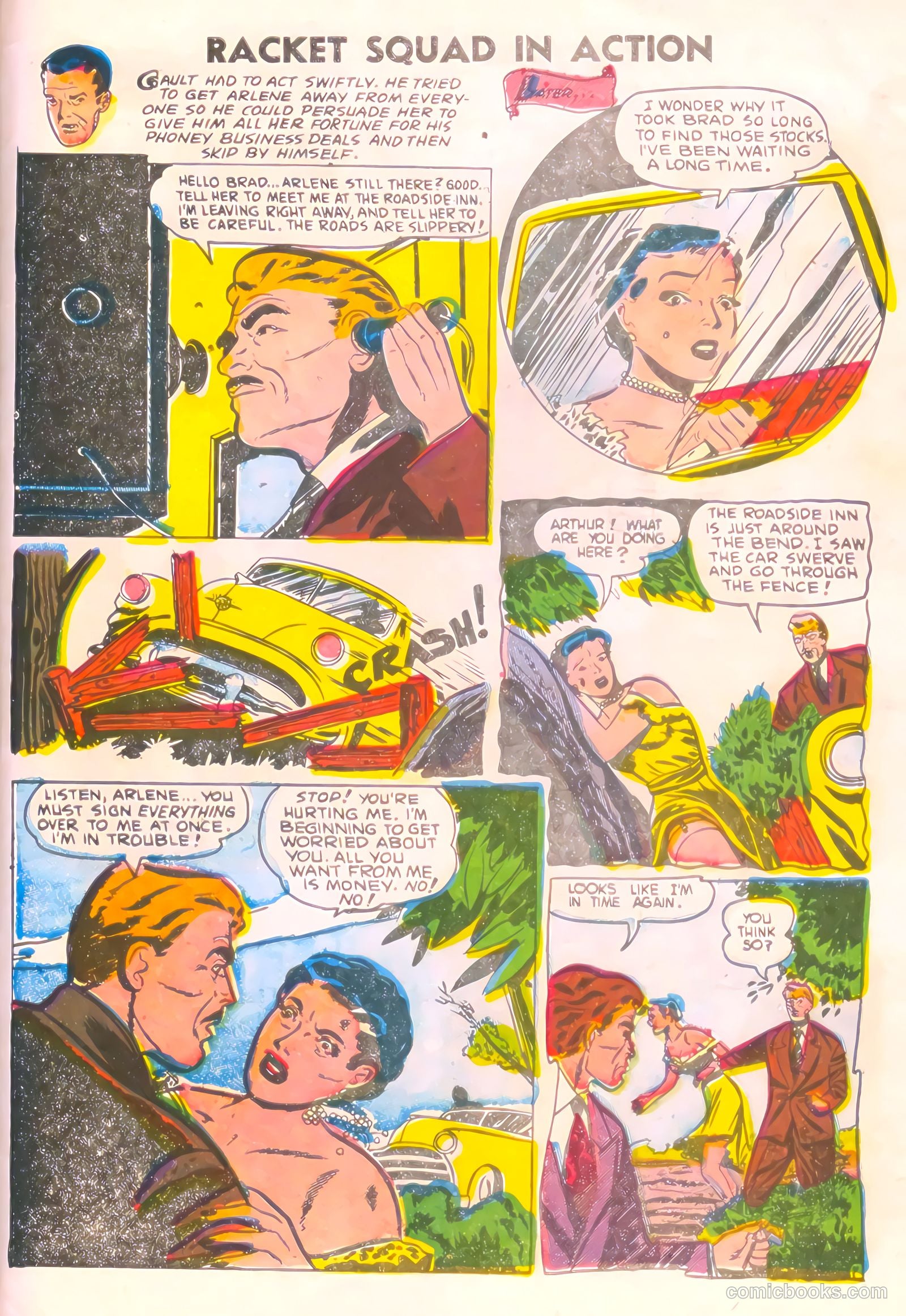 Racket Squad in Action #15 (1955) — page 31 of 36