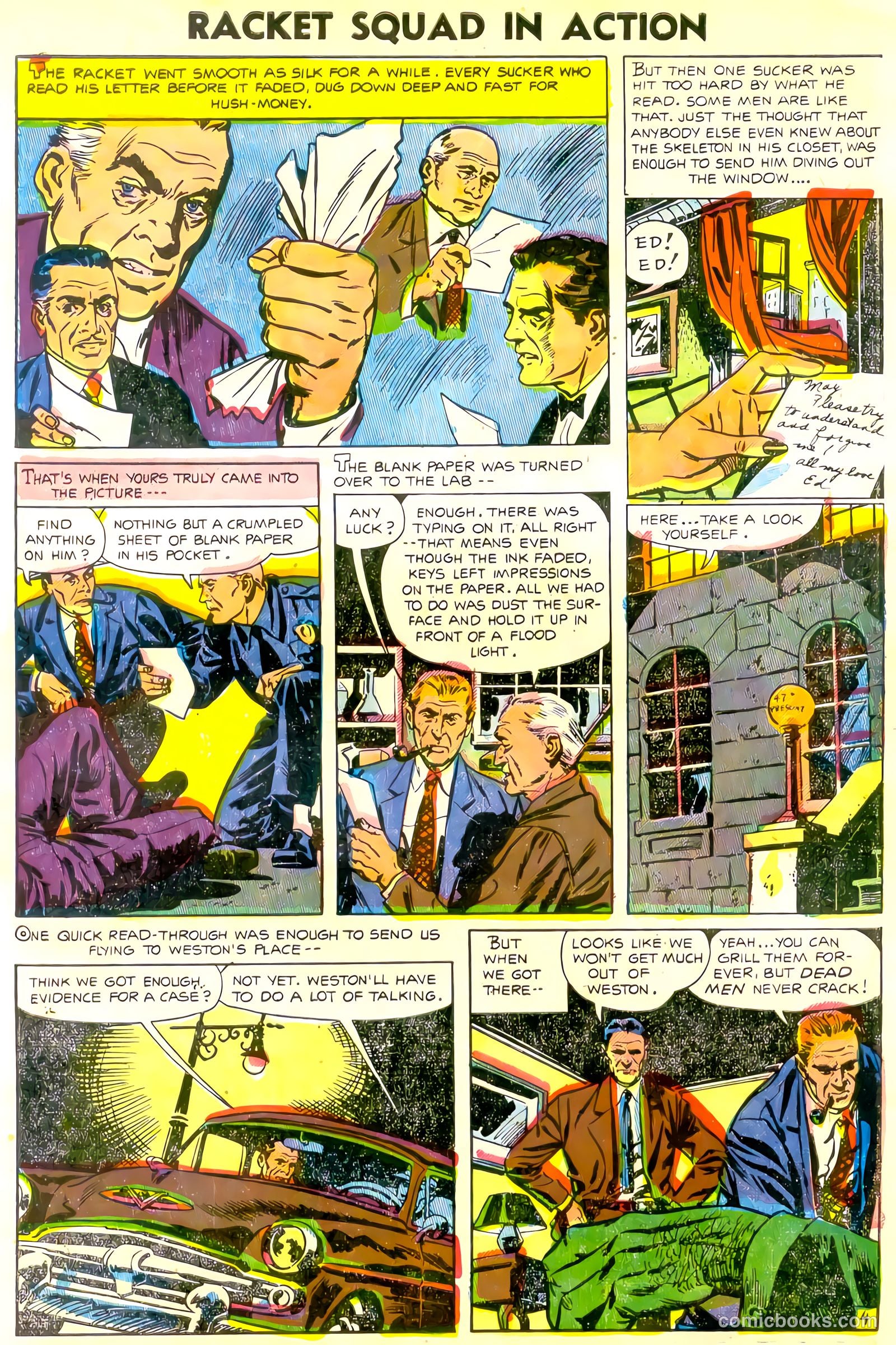 Racket Squad in Action #16 (1955) — page 7 of 36