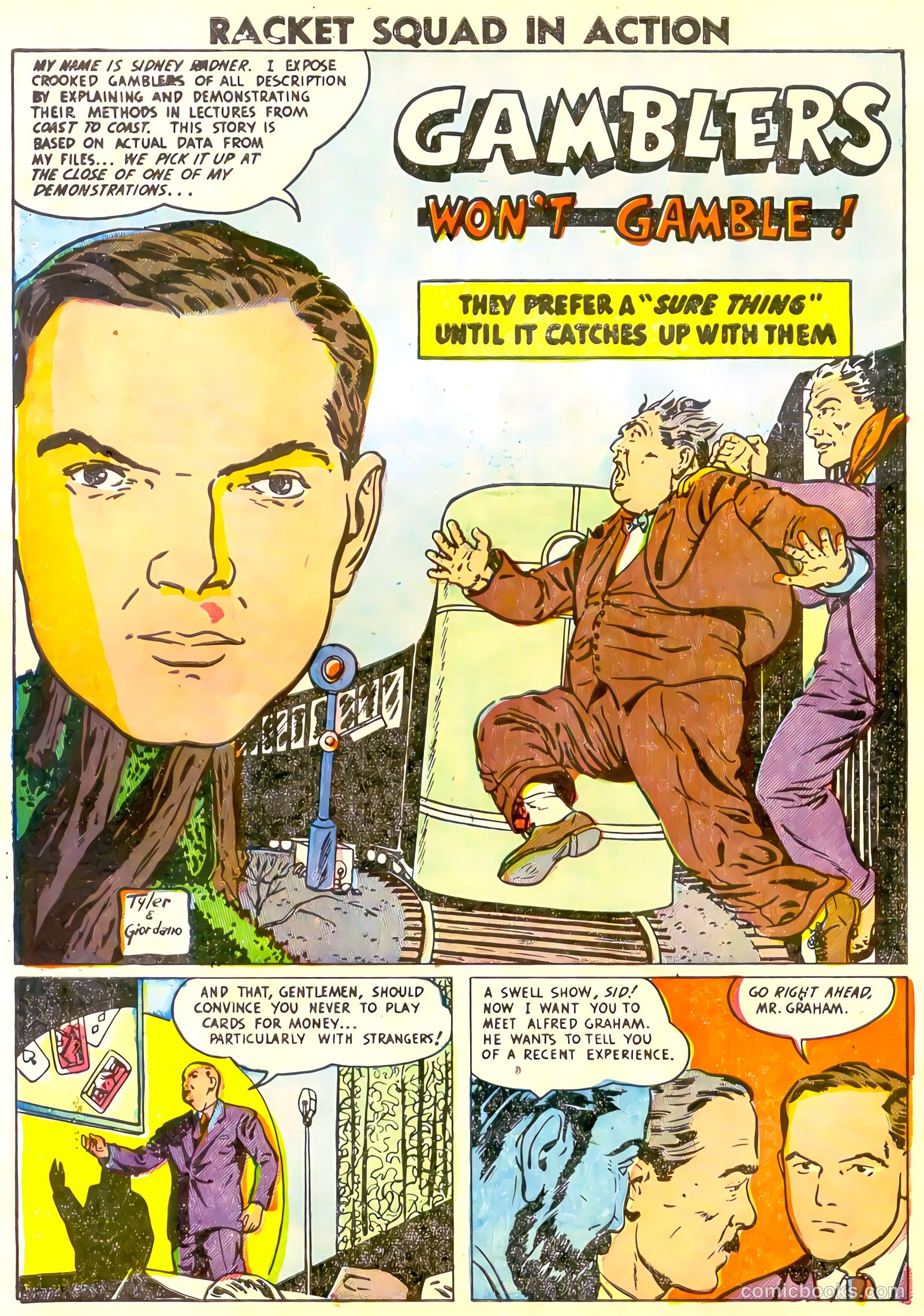Racket Squad in Action #16 (1955) — page 10 of 36