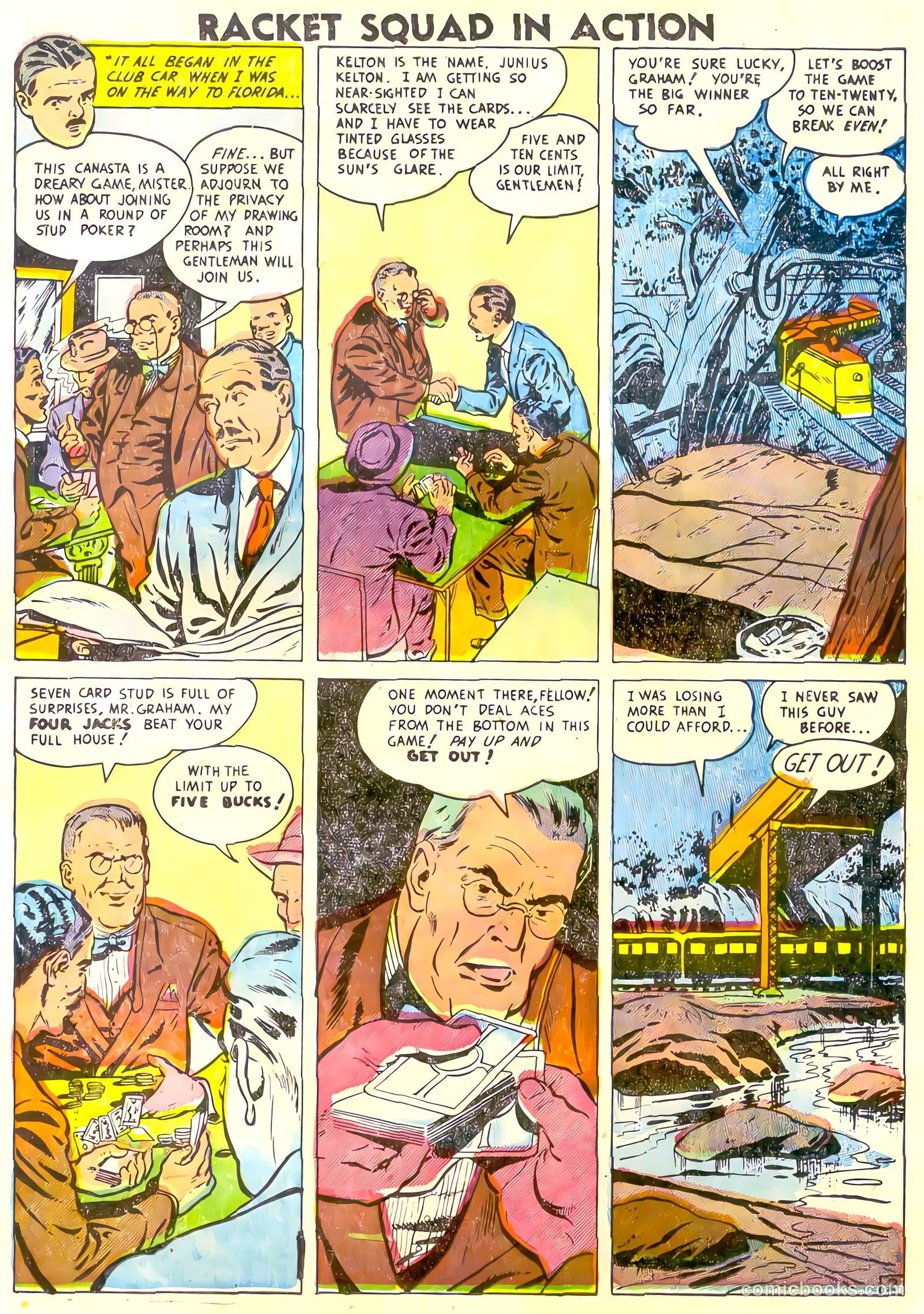 Racket Squad in Action #16 (1955) — page 11 of 36