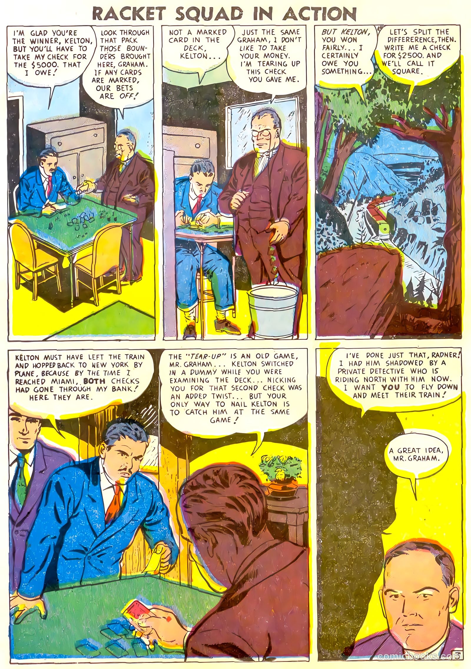 Racket Squad in Action #16 (1955) — page 12 of 36