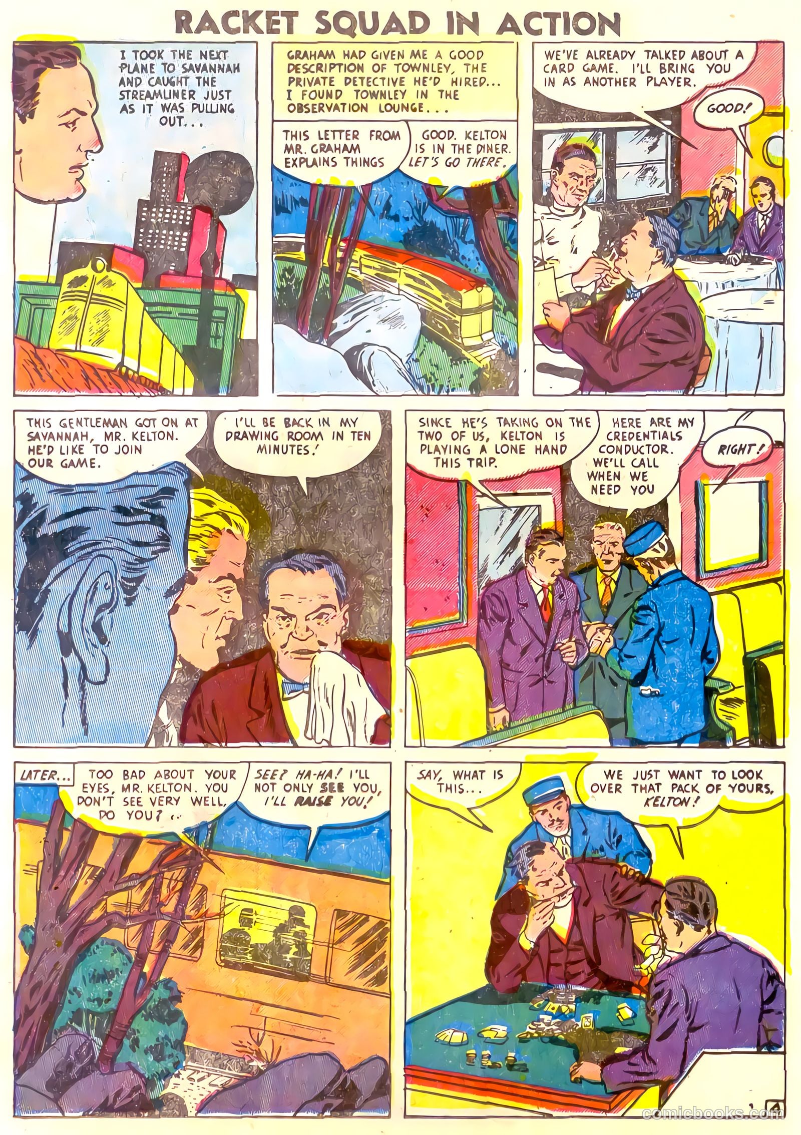 Racket Squad in Action #16 (1955) — page 13 of 36