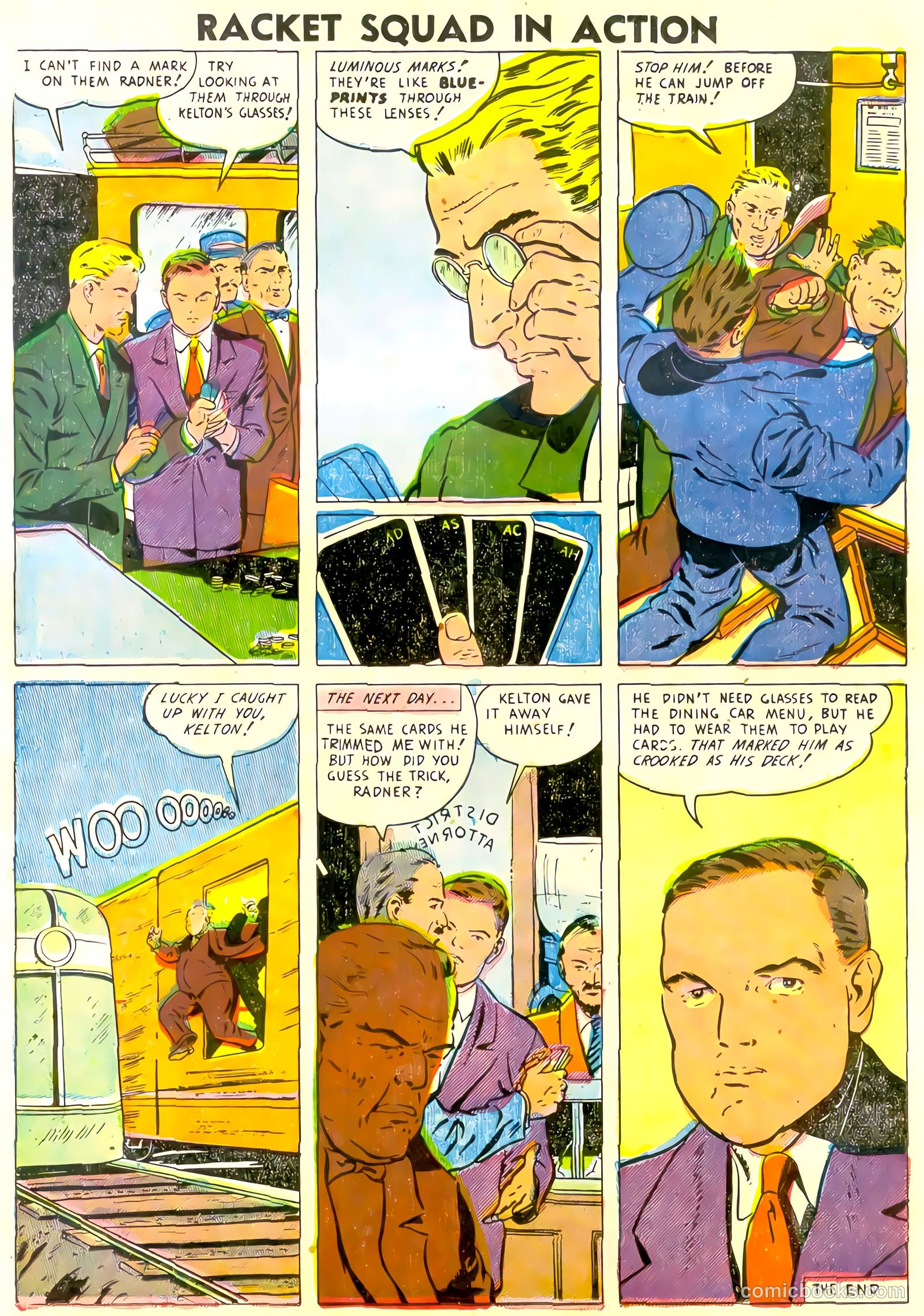 Racket Squad in Action #16 (1955) — page 14 of 36