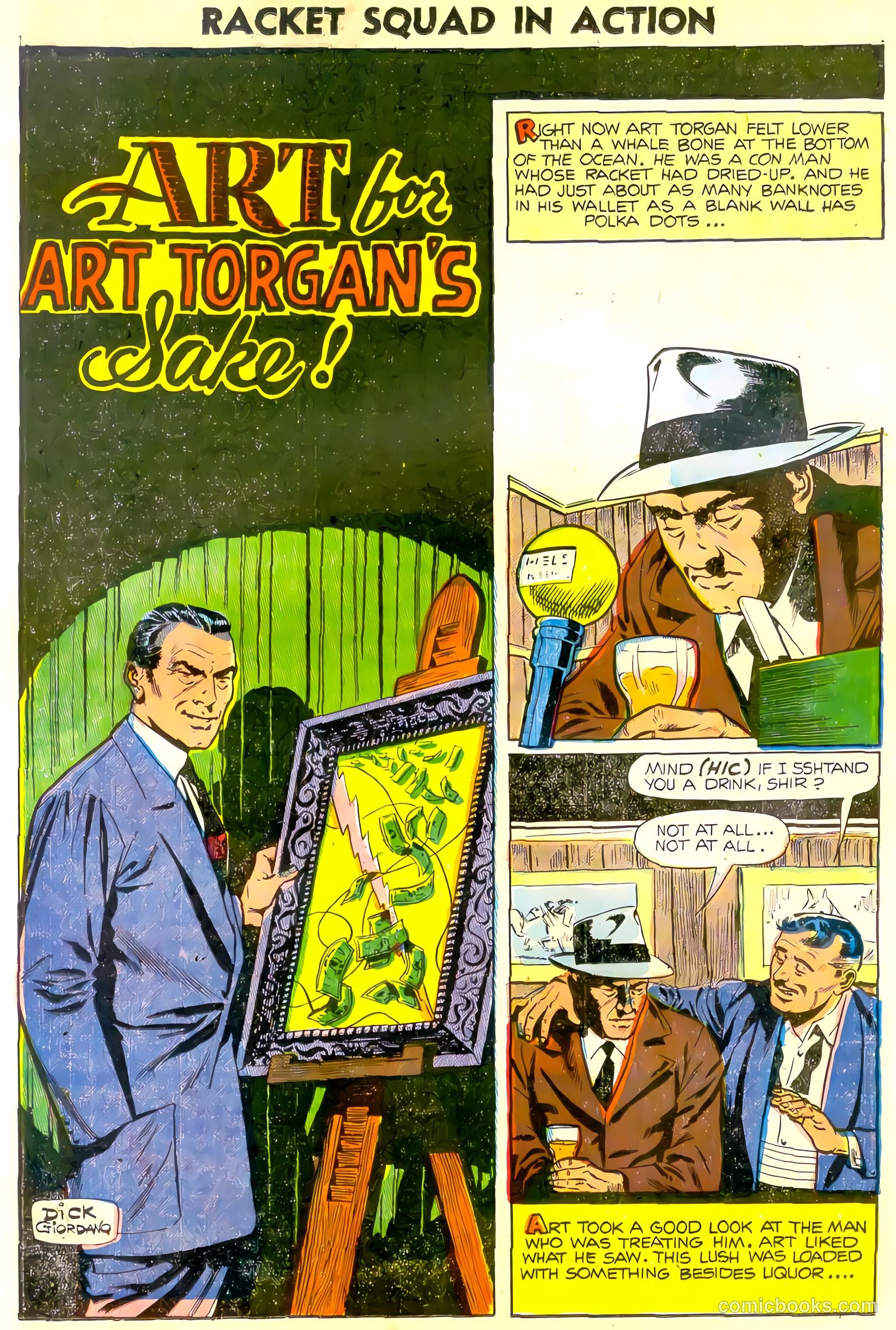 Racket Squad in Action #16 (1955) — page 18 of 36