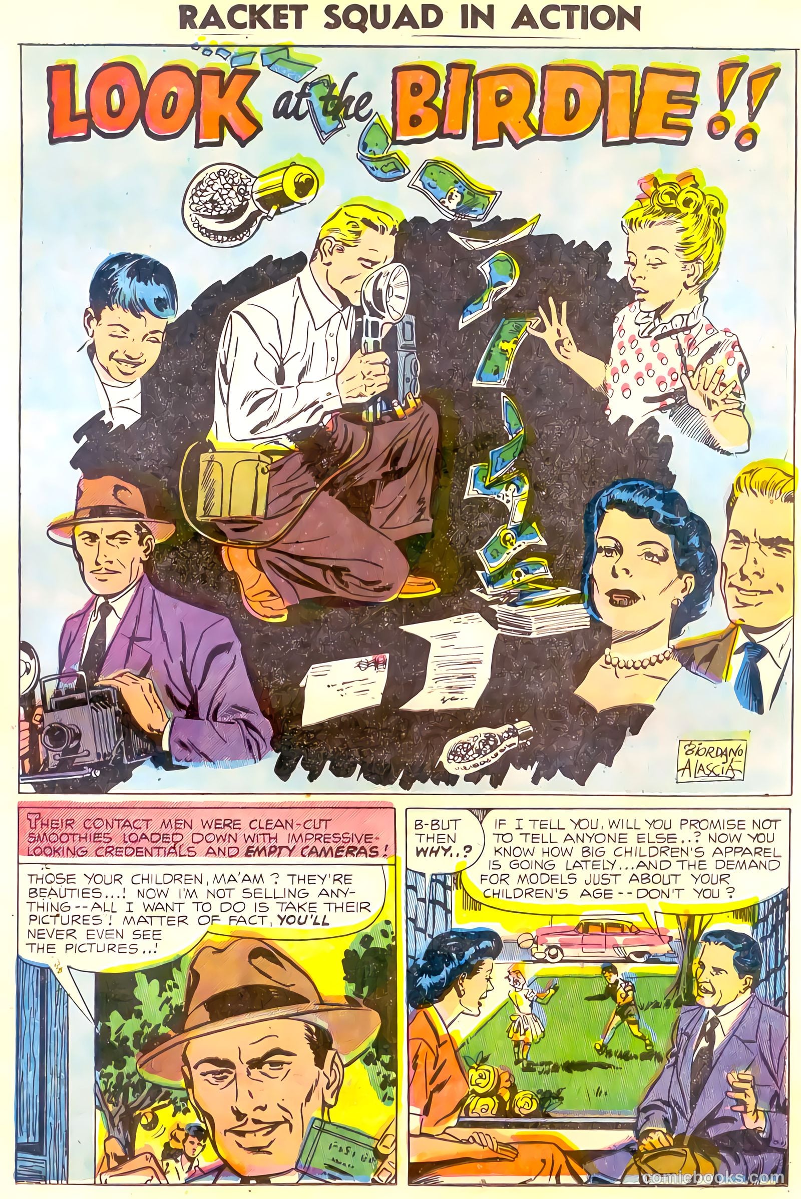 Racket Squad in Action #16 (1955) — page 25 of 36
