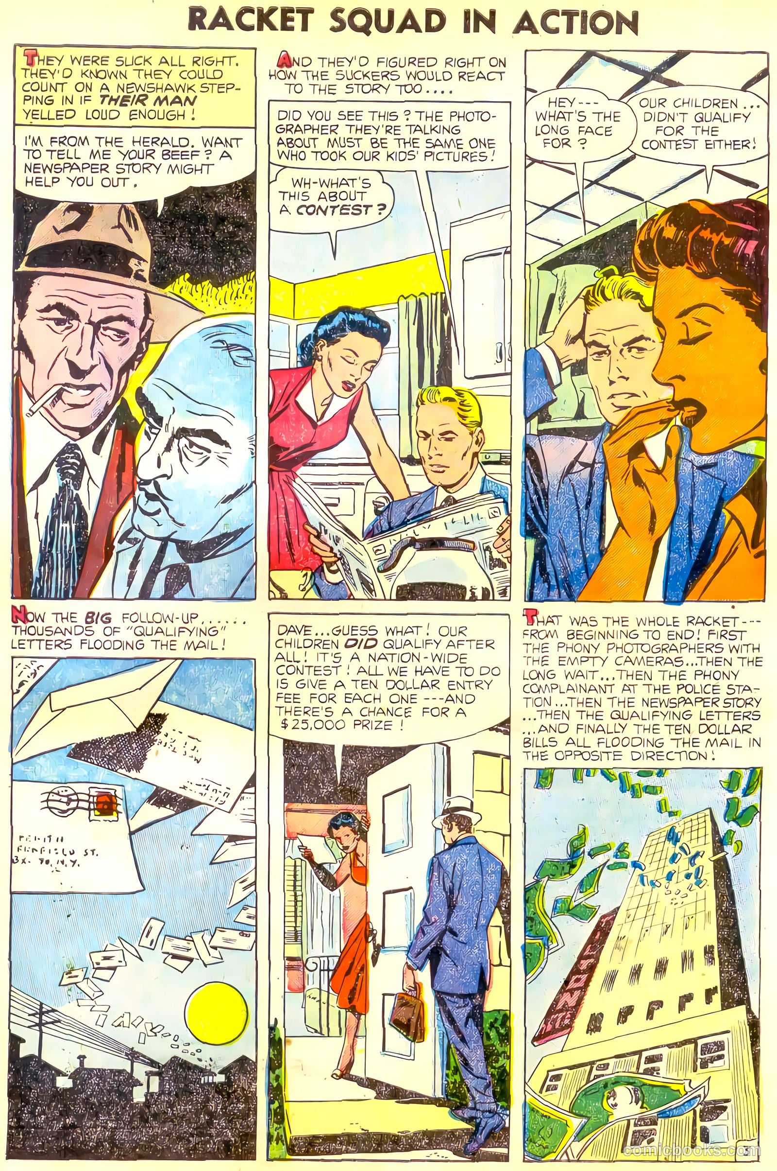 Racket Squad in Action #16 (1955) — page 27 of 36