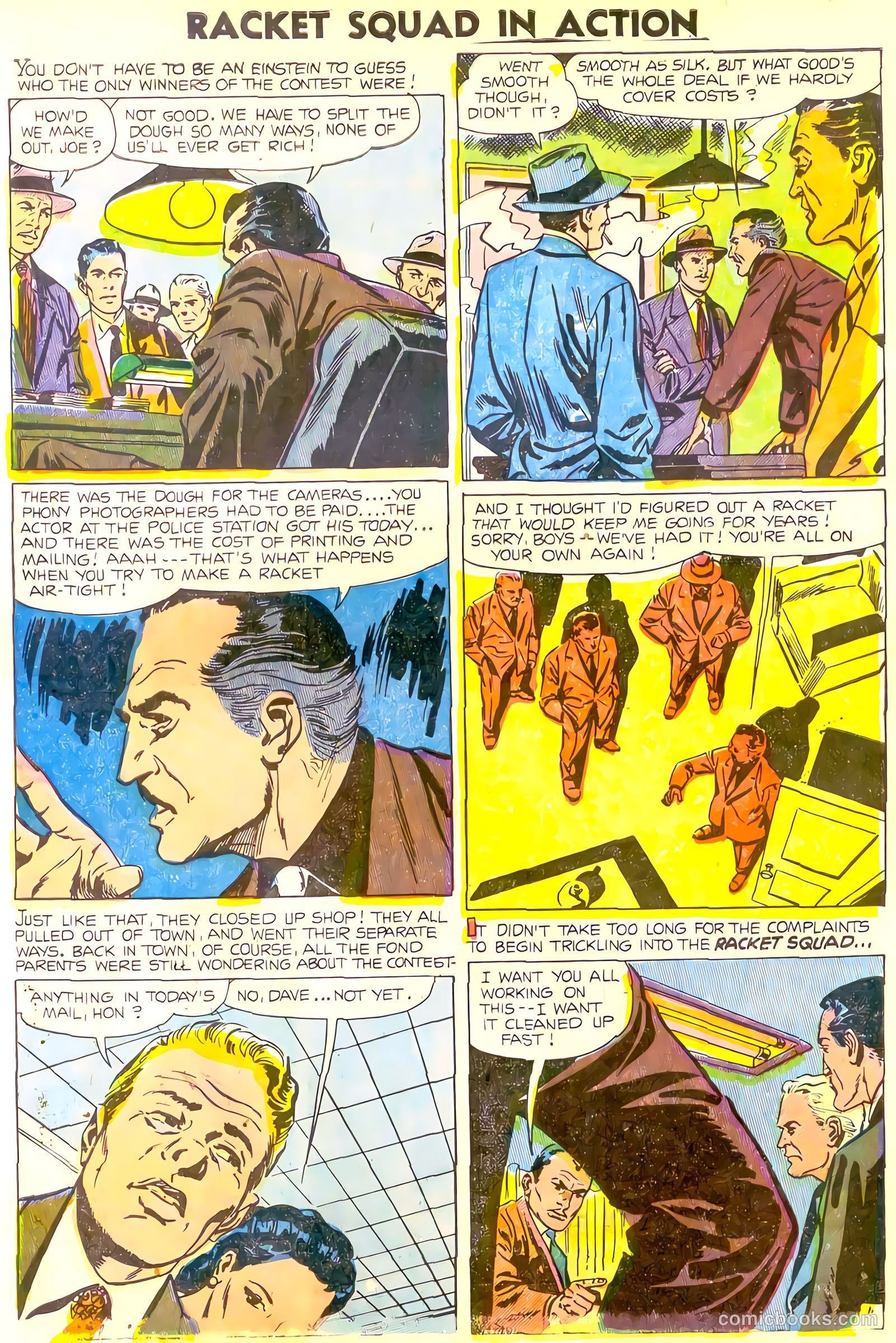 Racket Squad in Action #16 (1955) — page 28 of 36