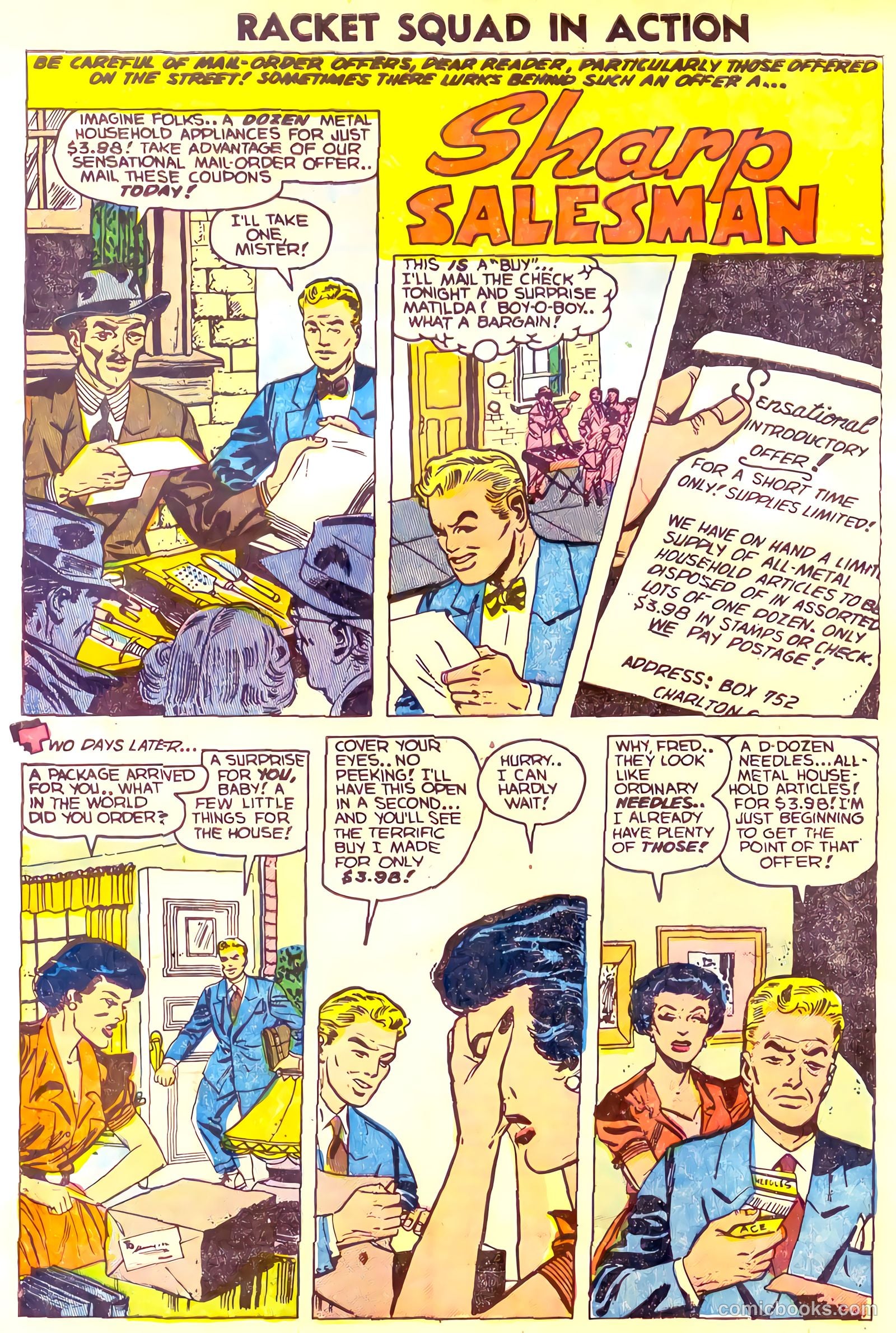 Racket Squad in Action #16 (1955) — page 32 of 36