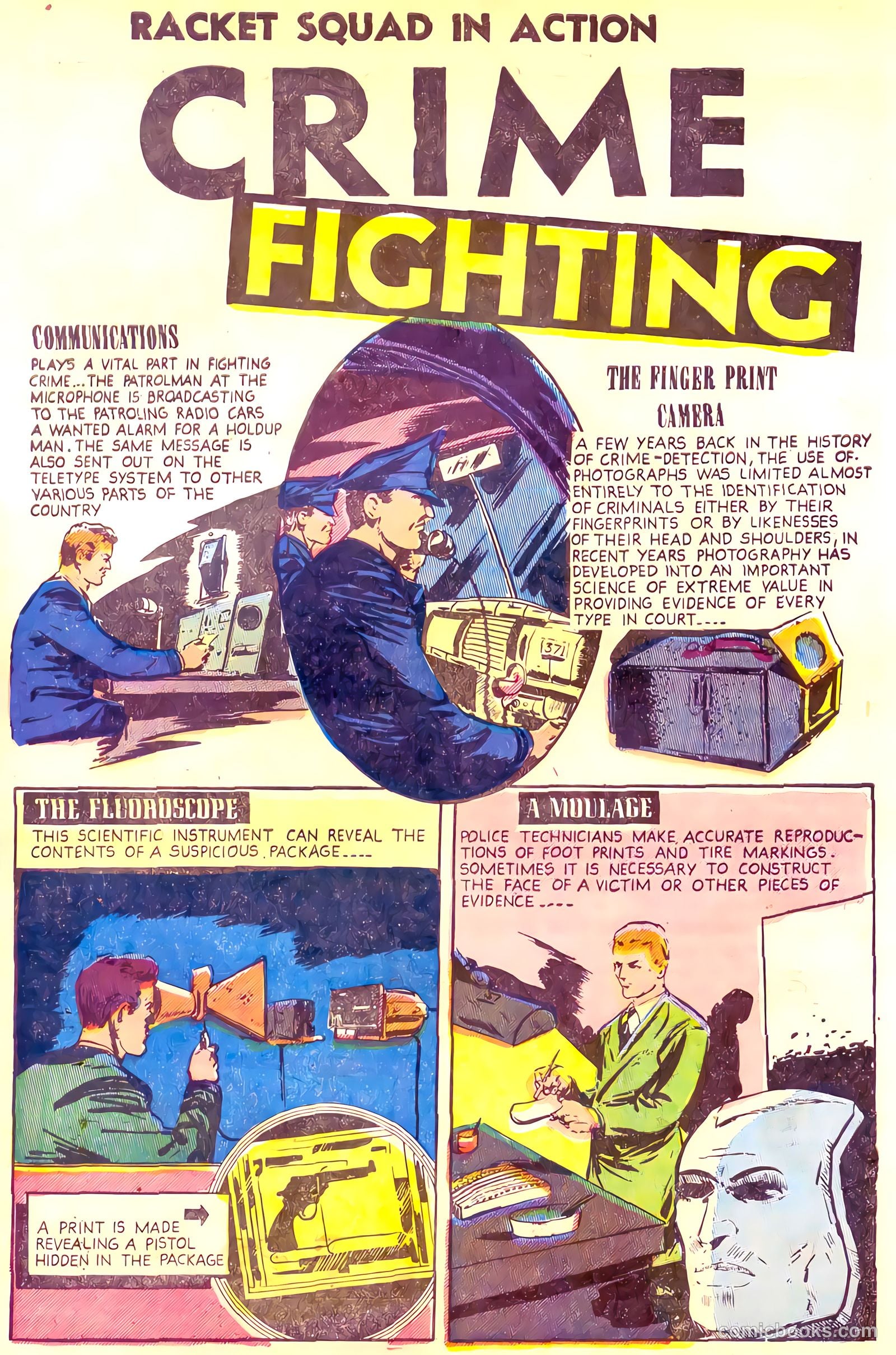 Racket Squad in Action #16 (1955) — page 33 of 36