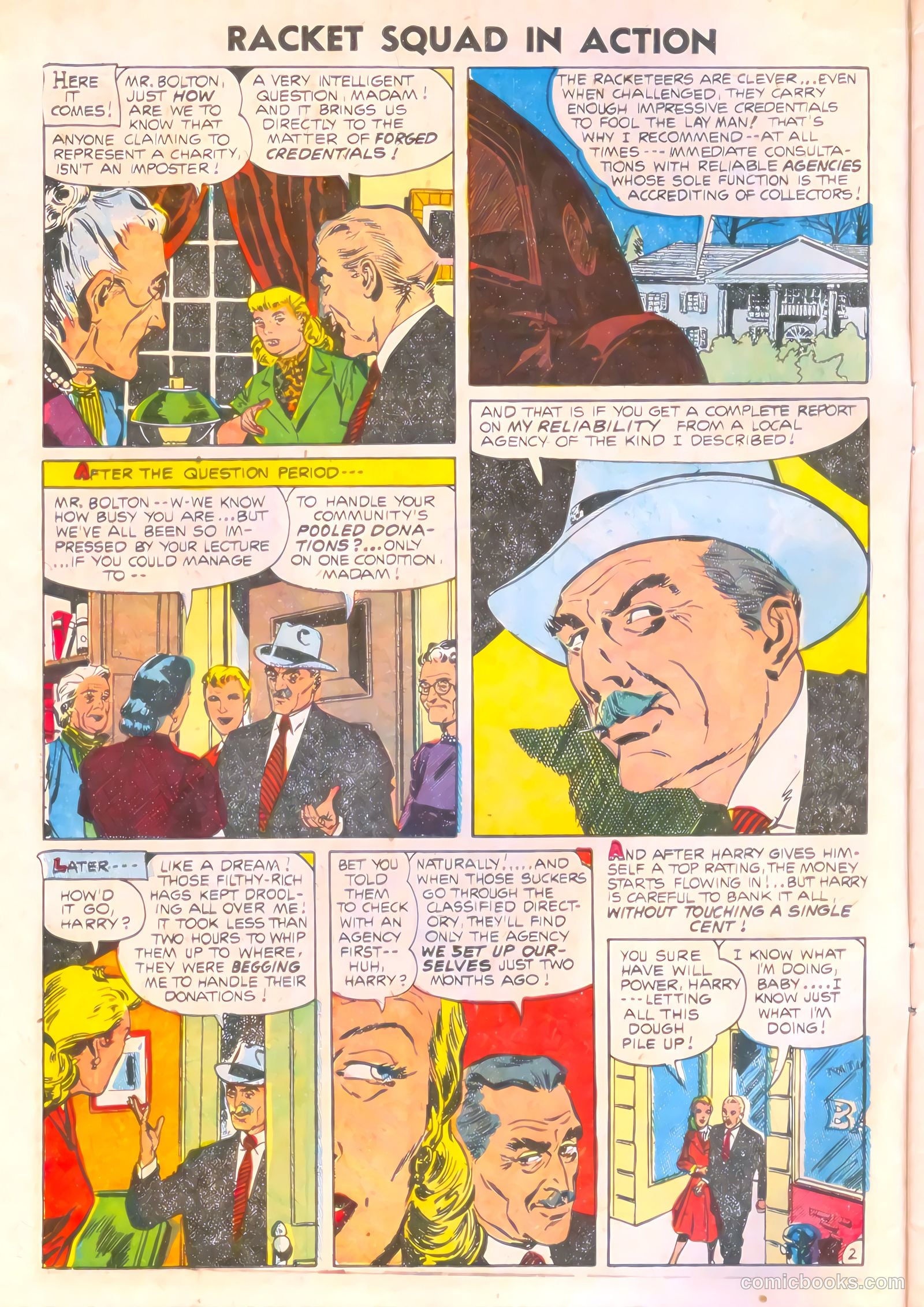Racket Squad in Action #17 (1955) — page 4 of 36