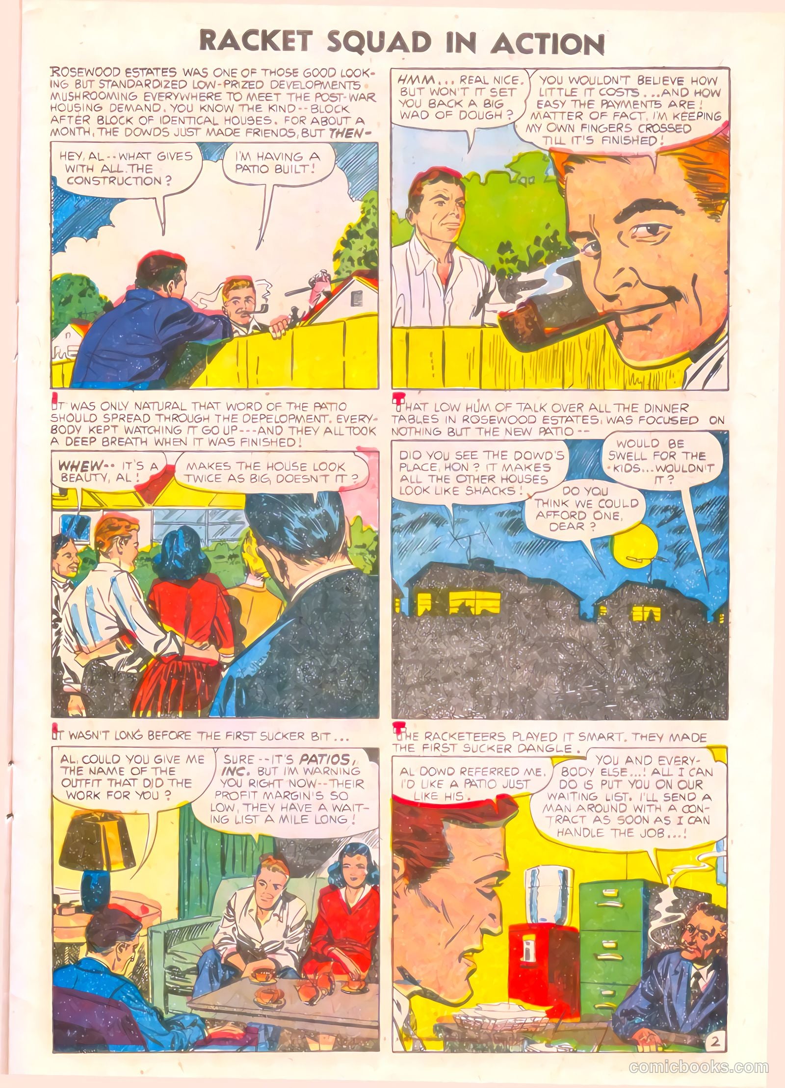 Racket Squad in Action #17 (1955) — page 9 of 36