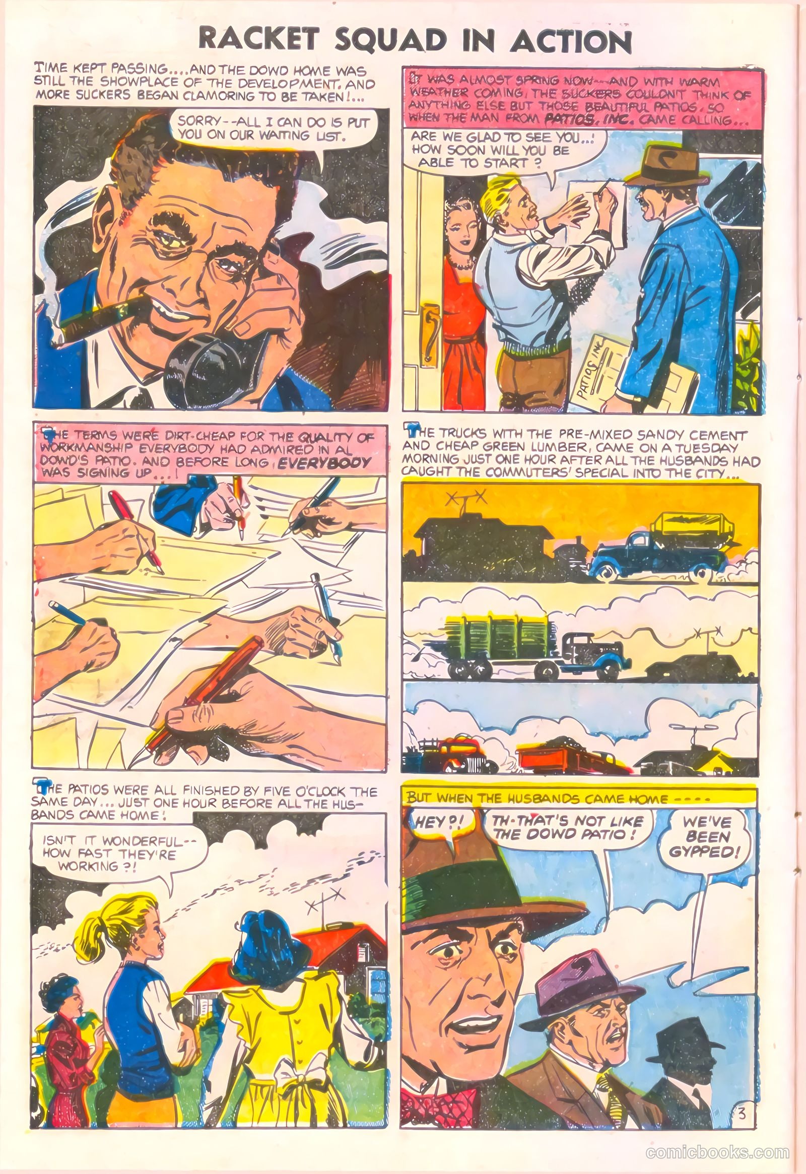 Racket Squad in Action #17 (1955) — page 10 of 36