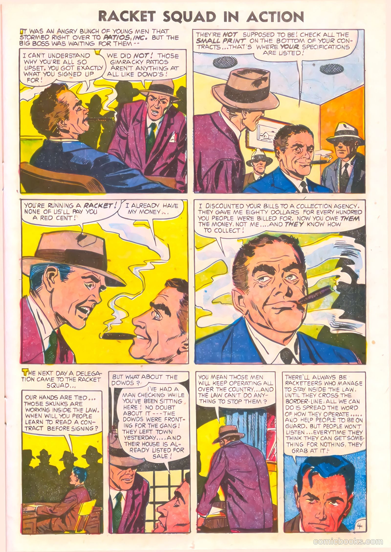 Racket Squad in Action #17 (1955) — page 11 of 36