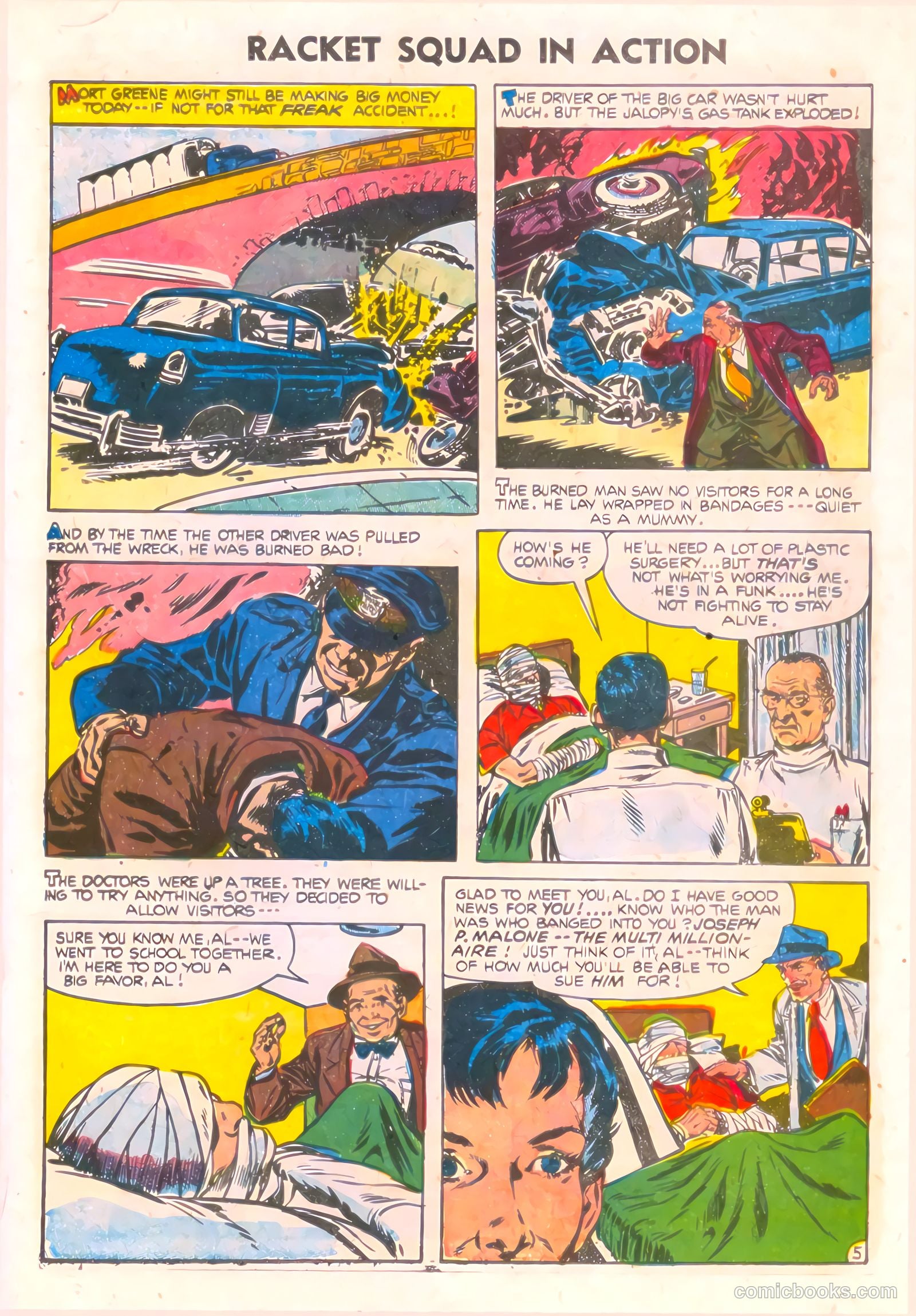 Racket Squad in Action #17 (1955) — page 19 of 36
