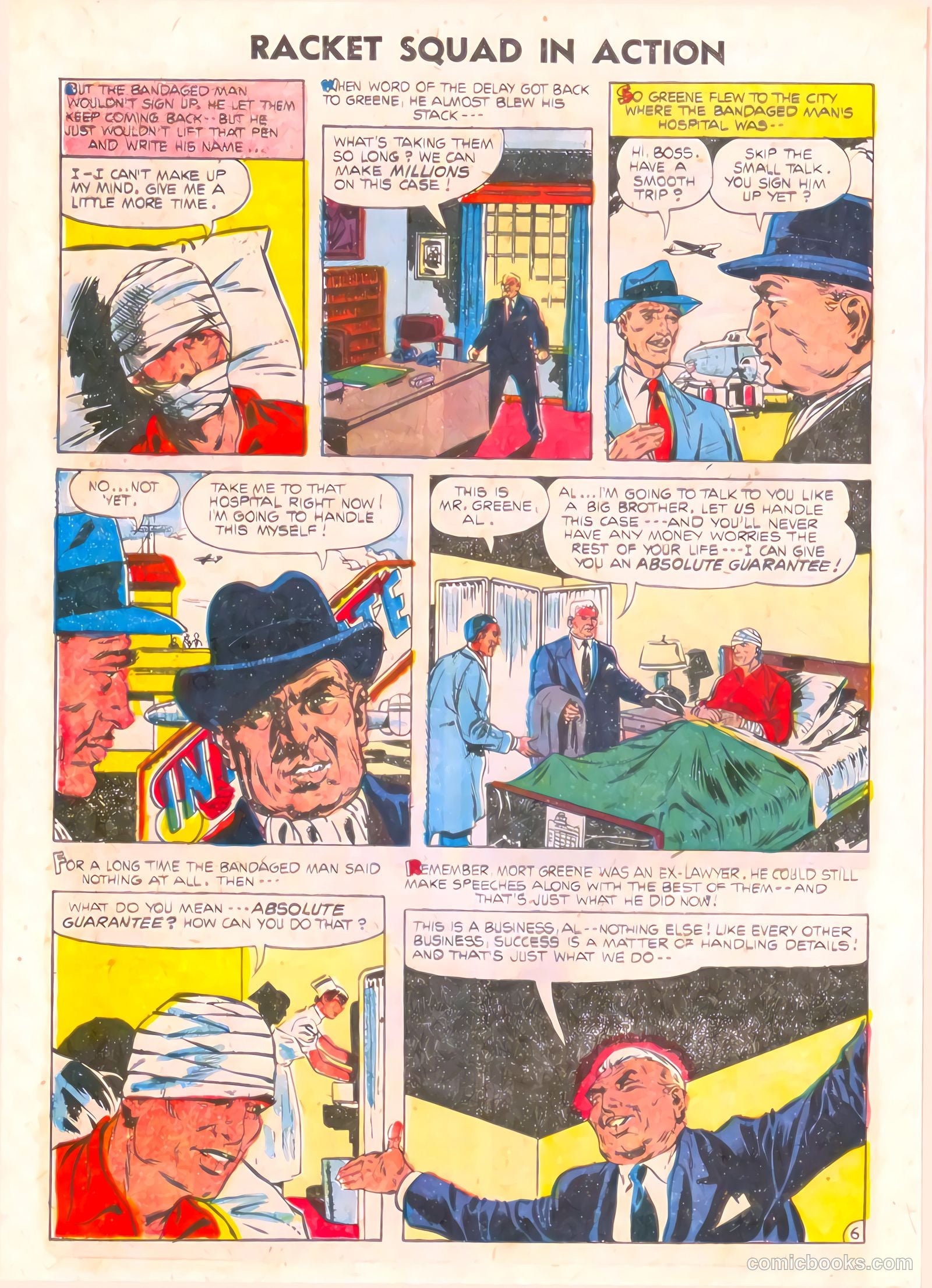 Racket Squad in Action #17 (1955) — page 20 of 36