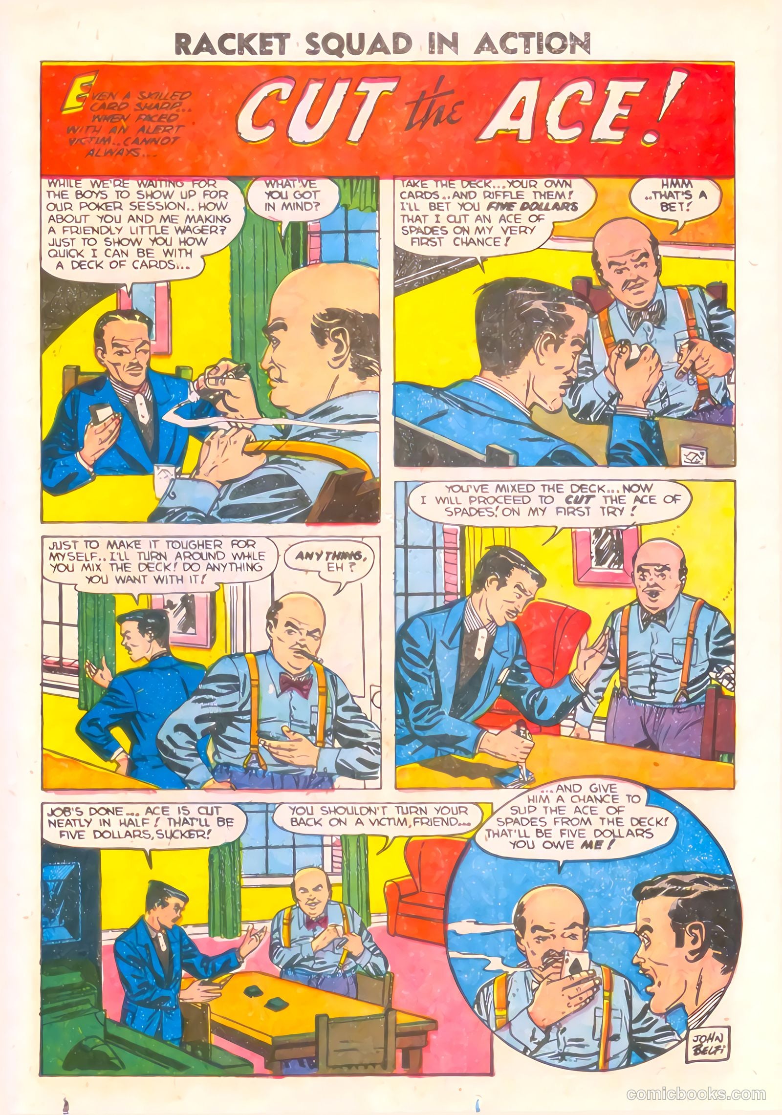 Racket Squad in Action #17 (1955) — page 25 of 36