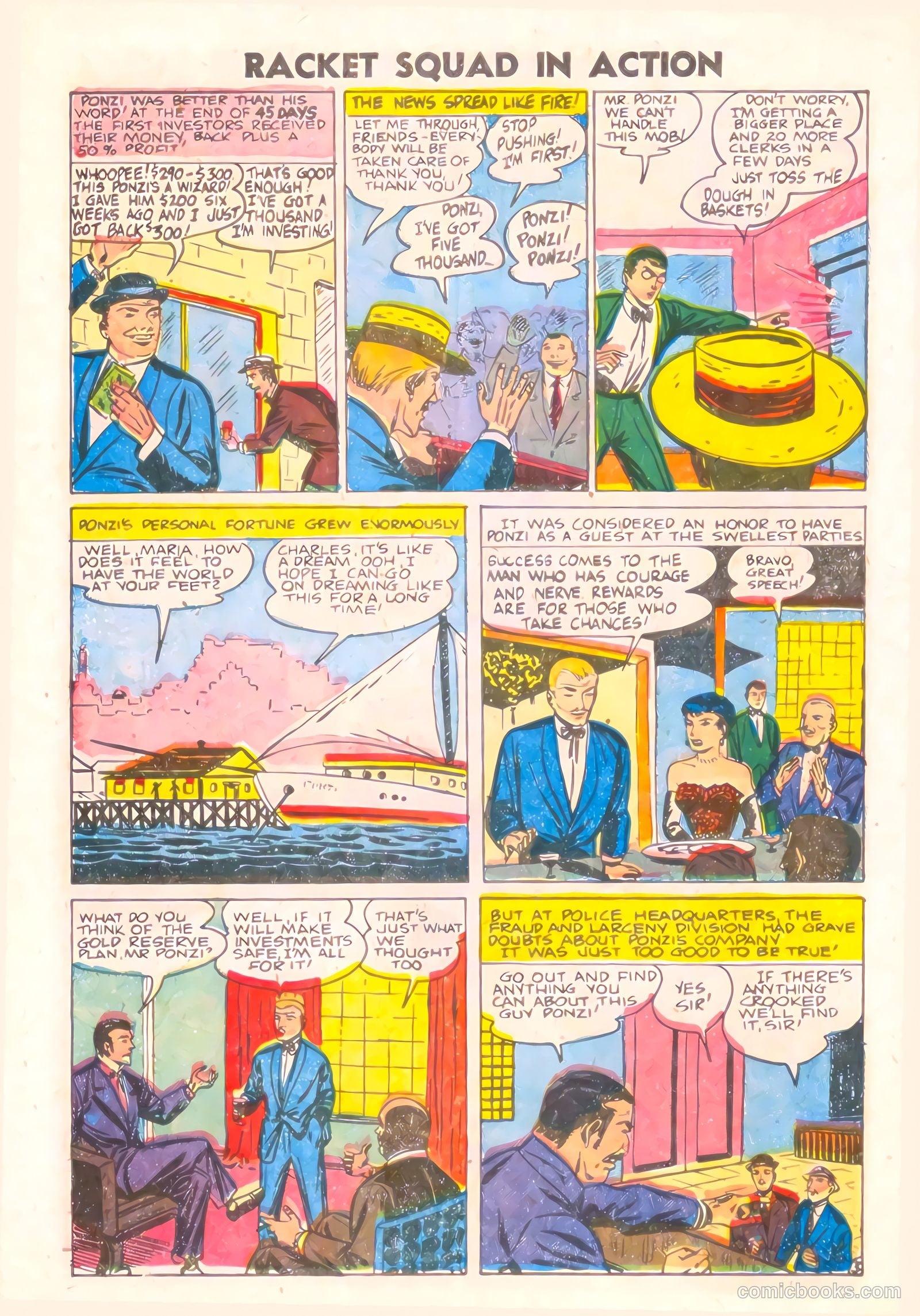 Racket Squad in Action #17 (1955) — page 28 of 36