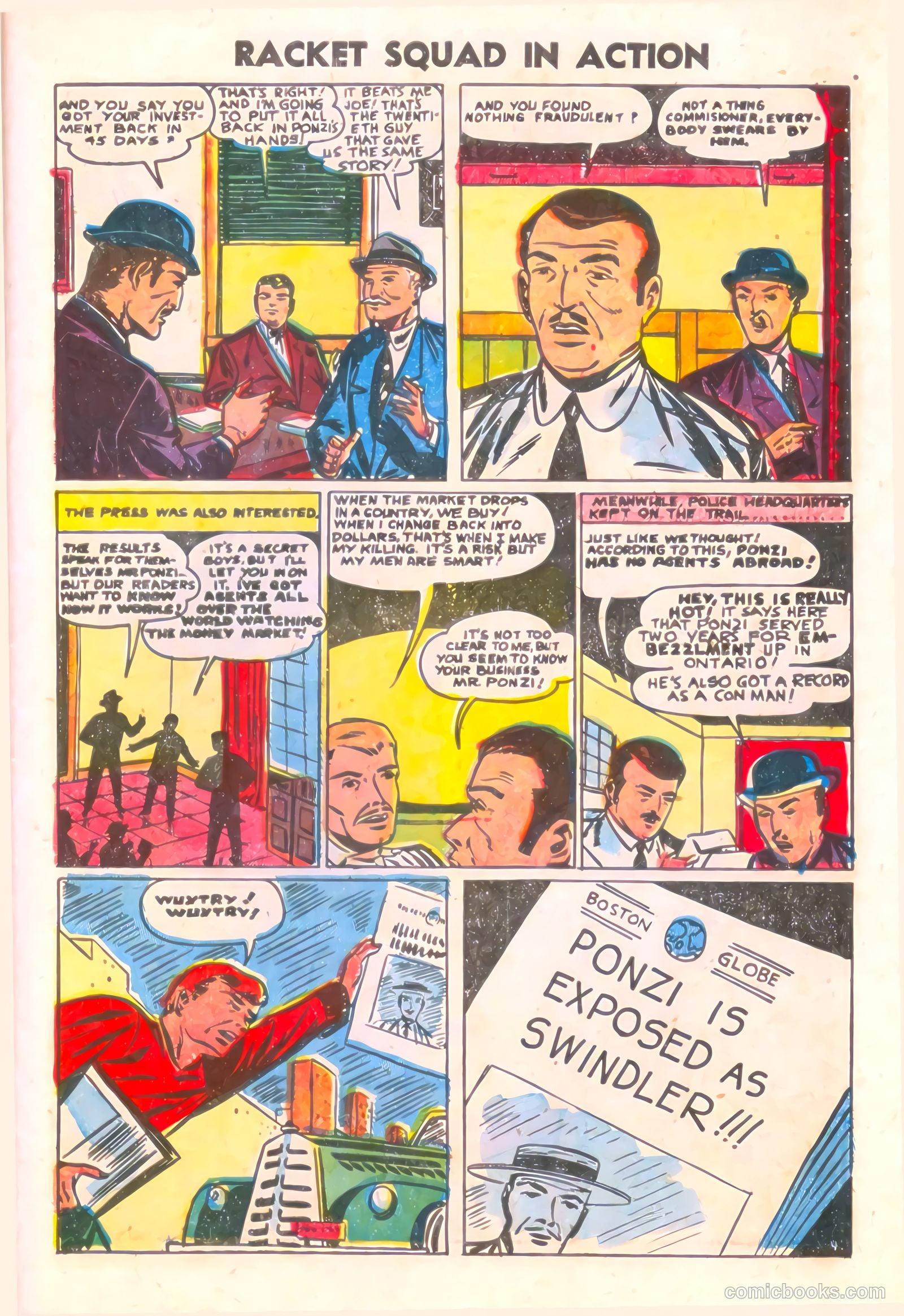 Racket Squad in Action #17 (1955) — page 29 of 36
