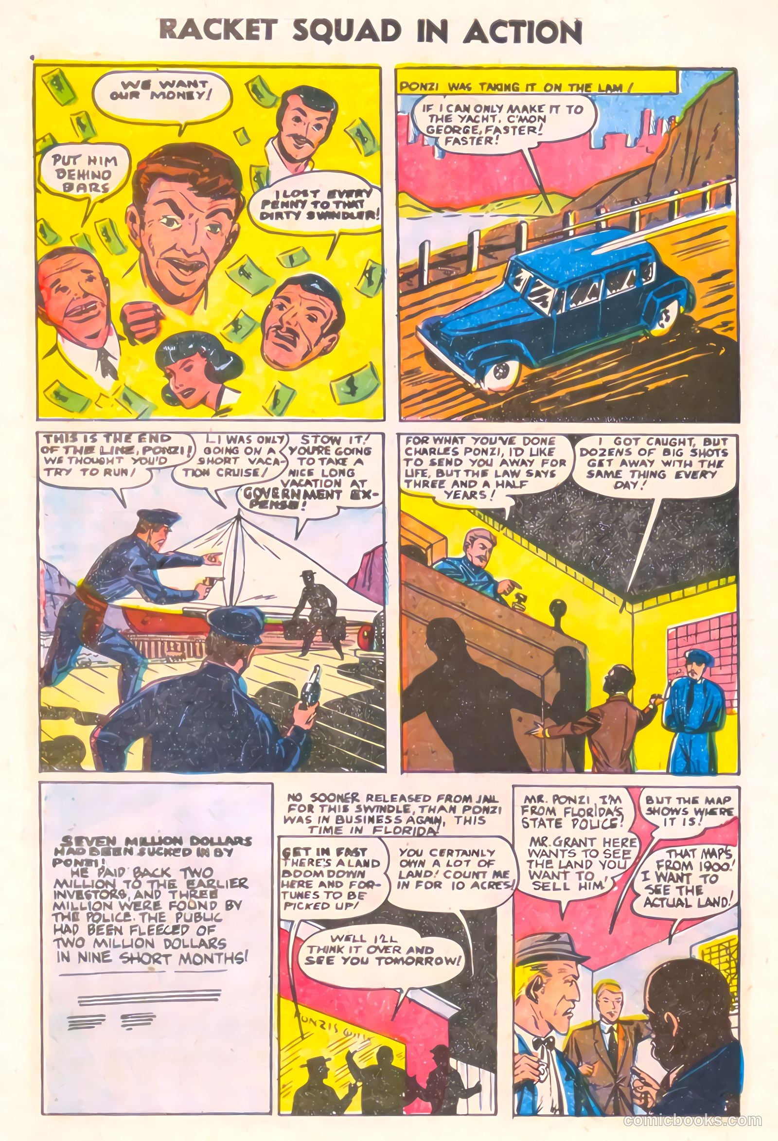 Racket Squad in Action #17 (1955) — page 30 of 36