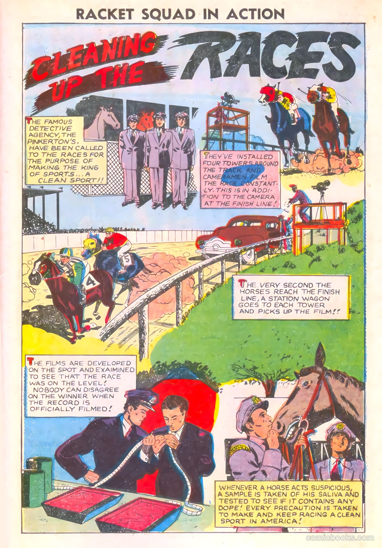 Racket Squad in Action #17 (1955) — page 33 of 36