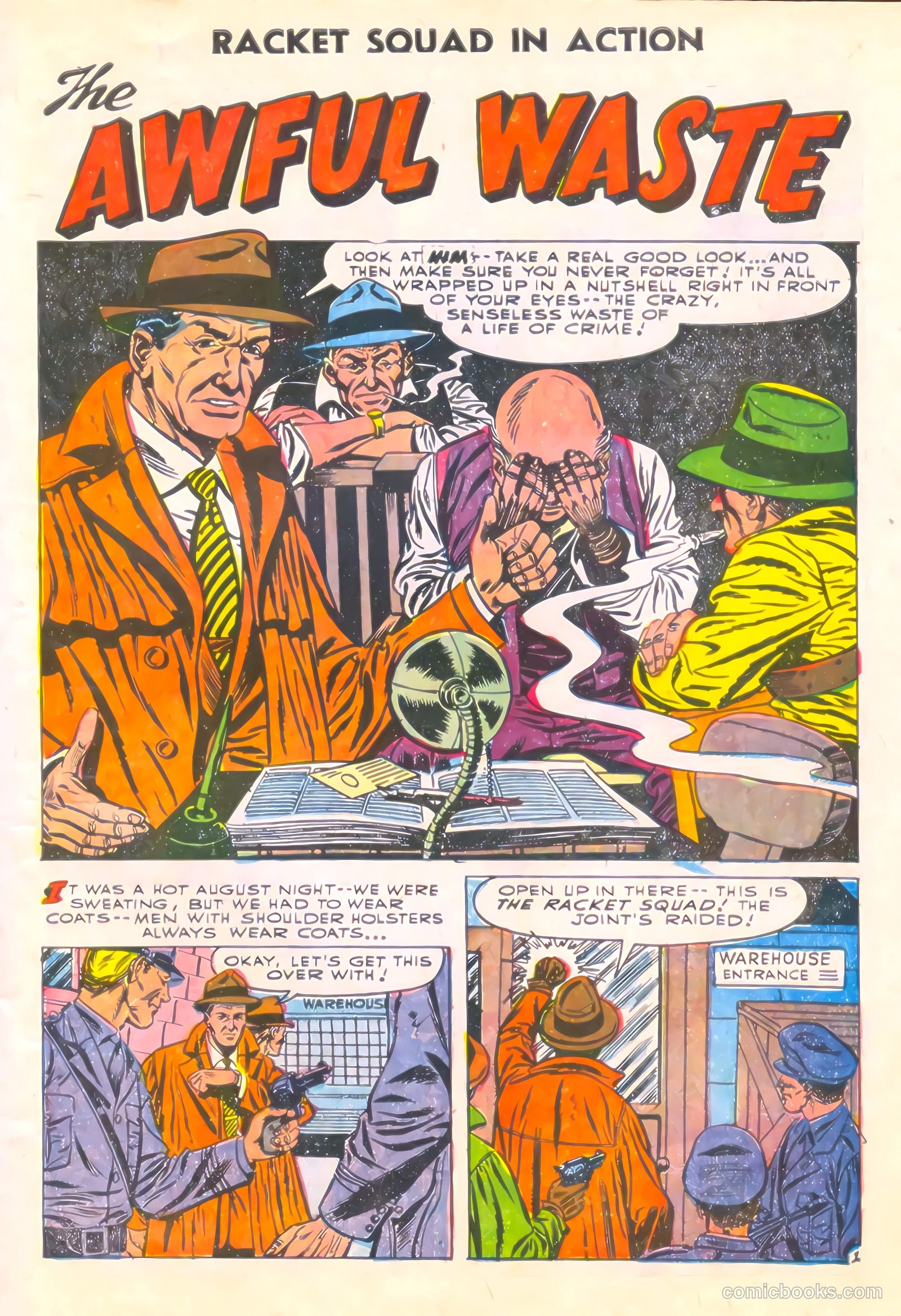Racket Squad in Action #18 (1955) — page 3 of 36