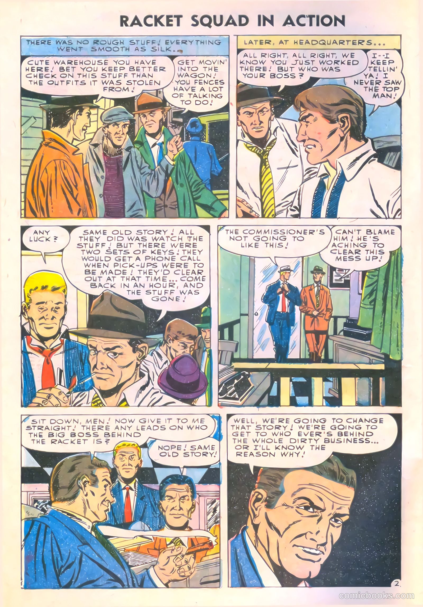 Racket Squad in Action #18 (1955) — page 4 of 36