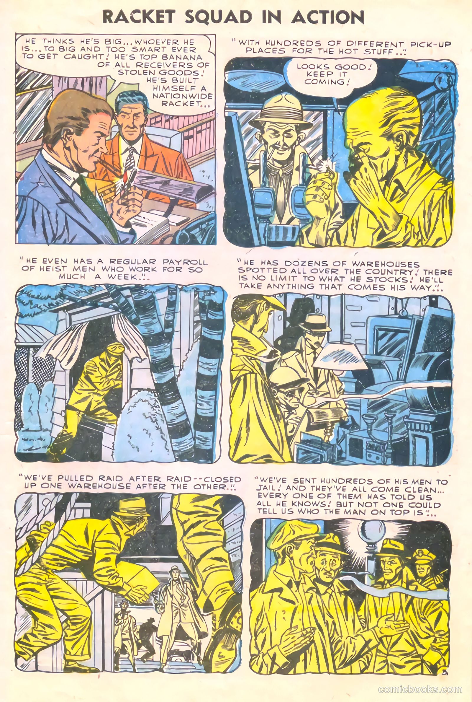 Racket Squad in Action #18 (1955) — page 5 of 36